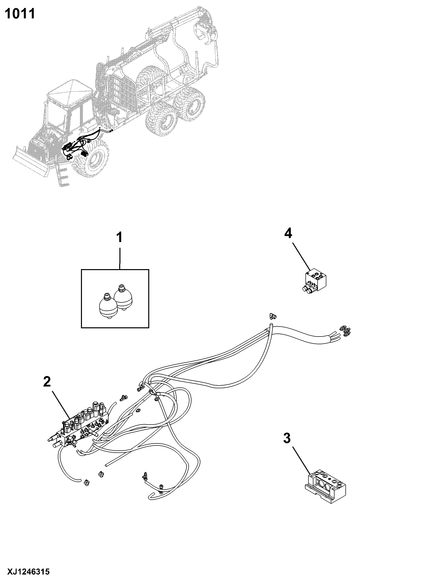 1011 Service Brake Active Elements 1010D T3