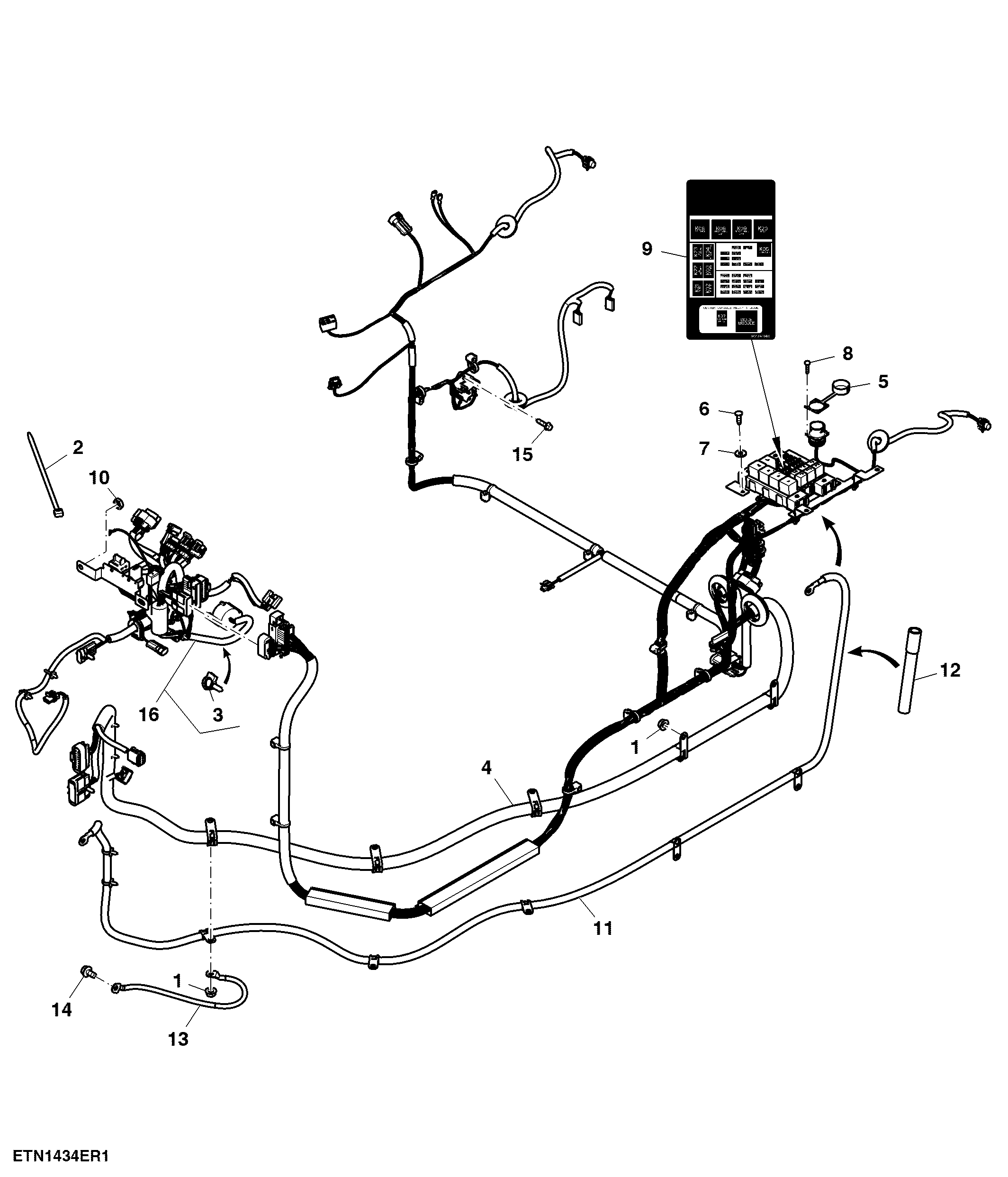 Wiring Harness, Cab, SyncShuttle™ Transmission