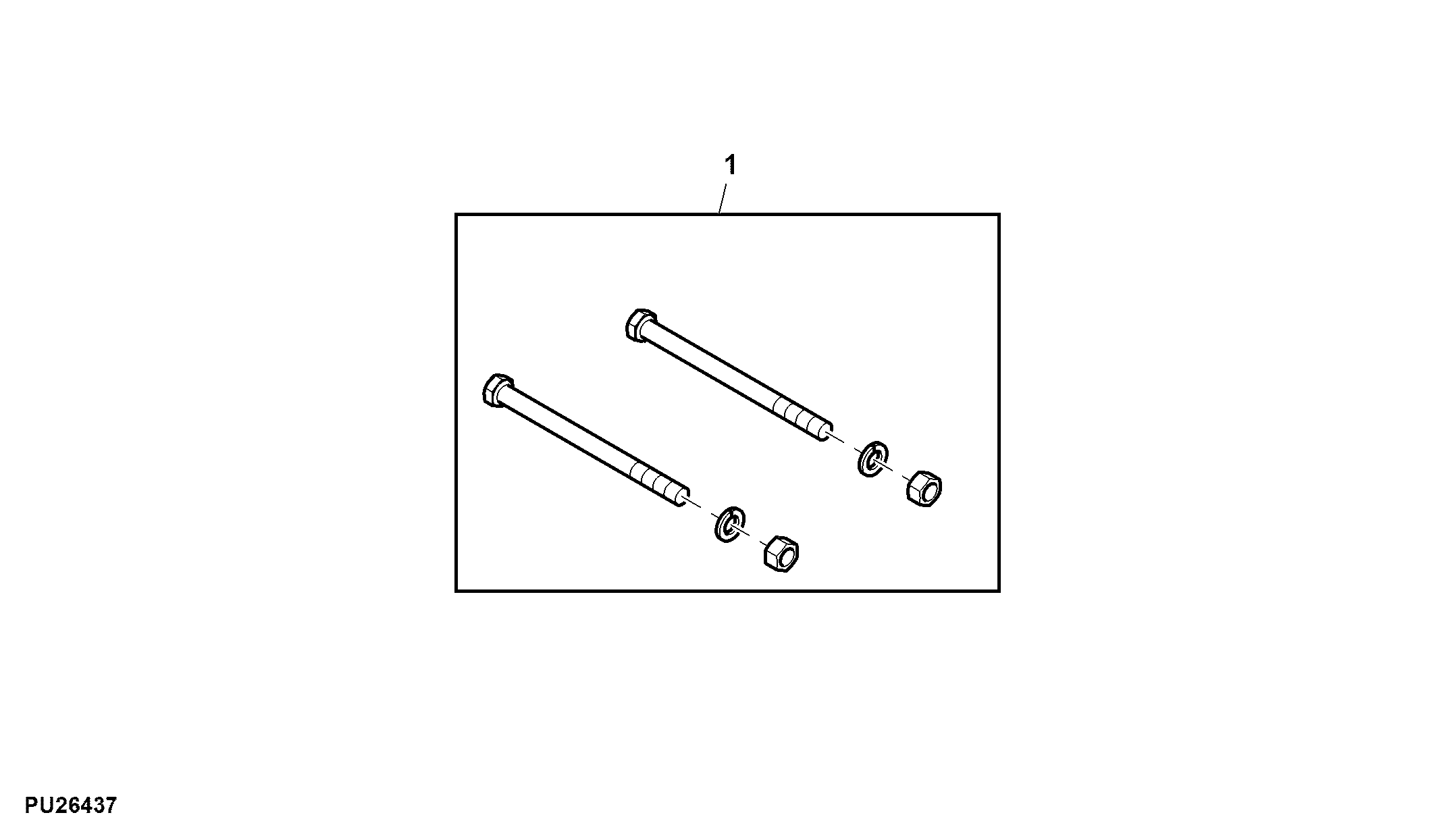 Attachment, Wheel Weight and Mounting Hardware, Front
