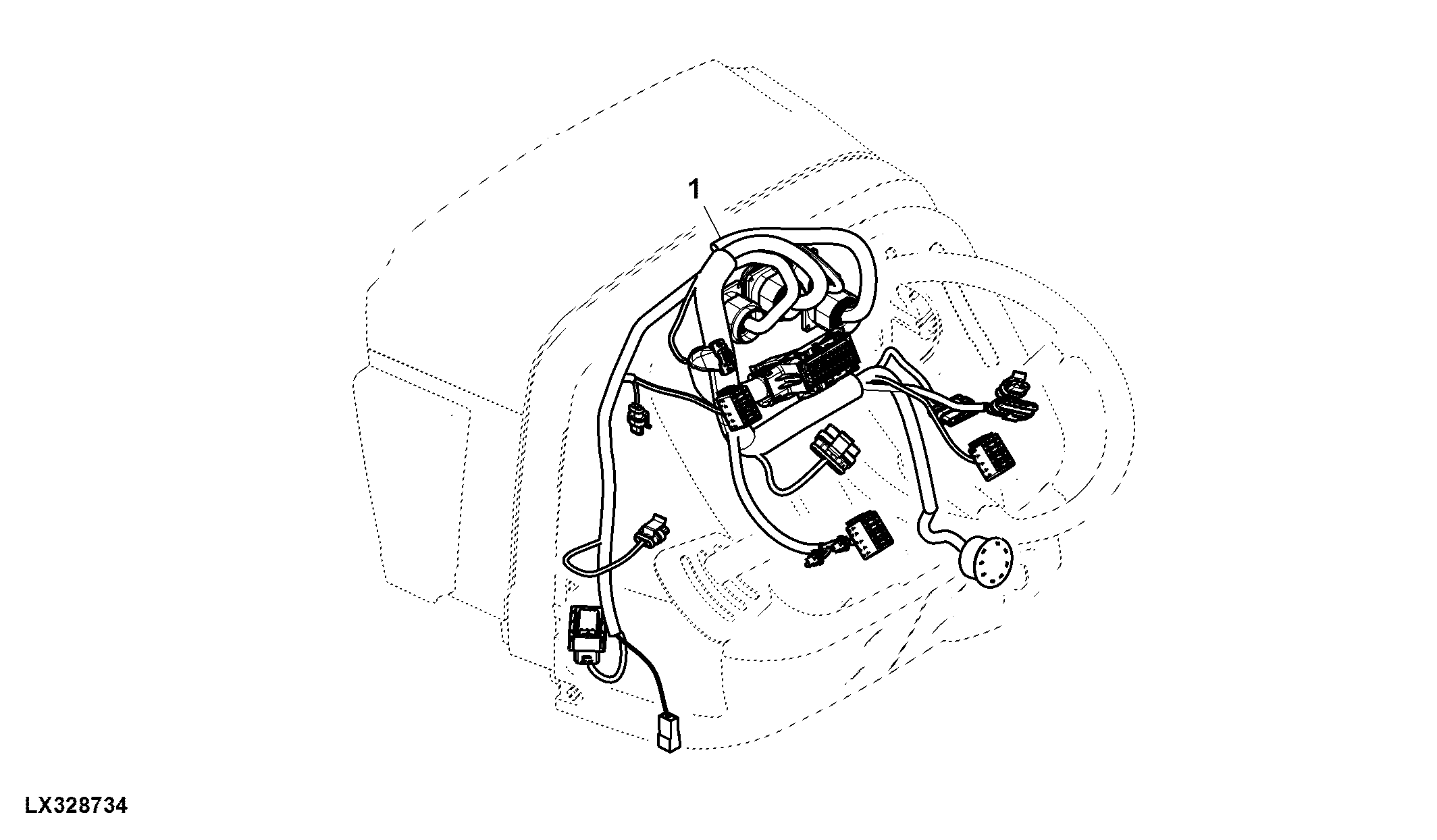 Wiring Harness, Dashboard (x09160 - )