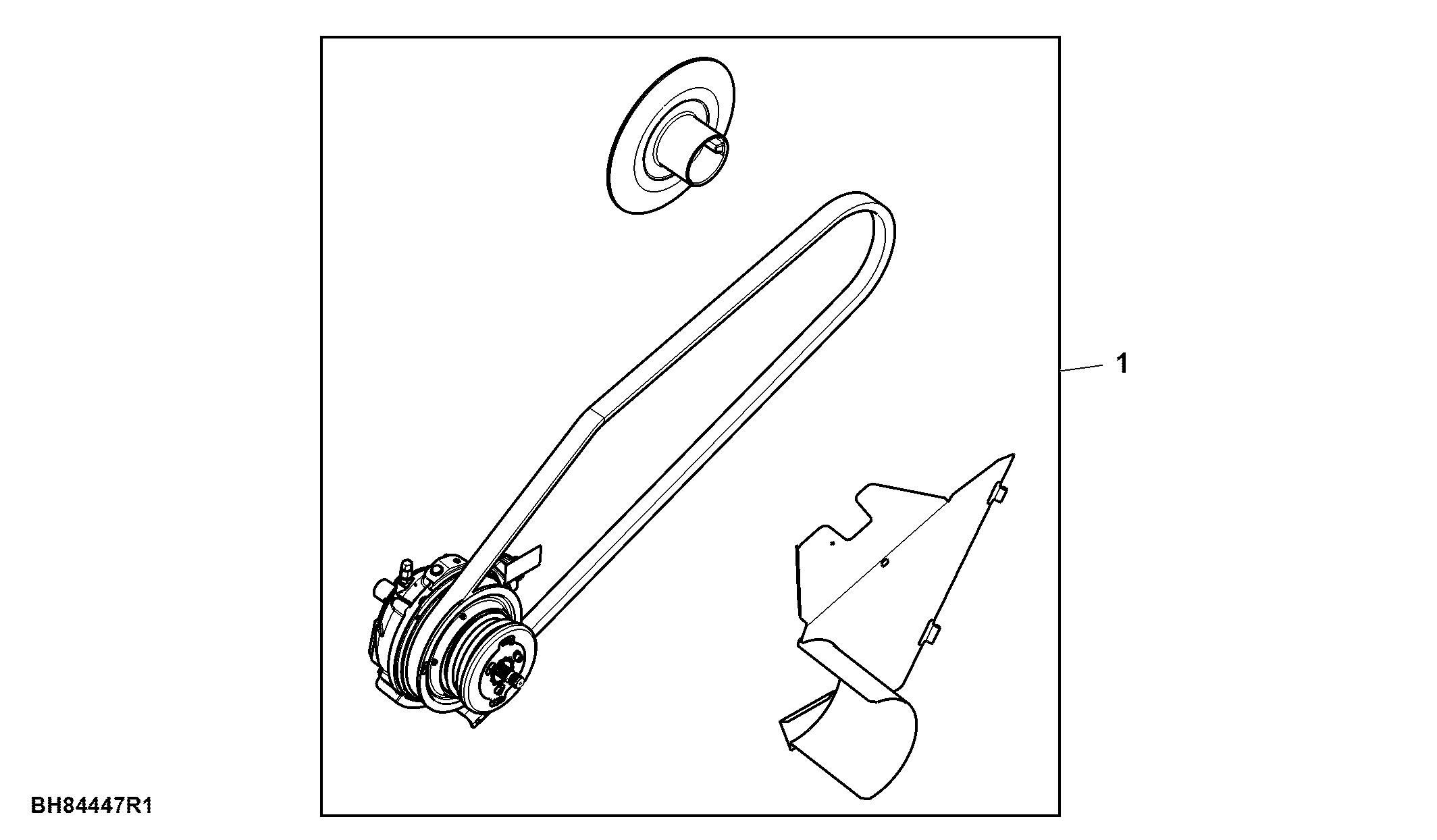 Attachment, Feederhouse Drive Conversion, High Torque Variable Speed