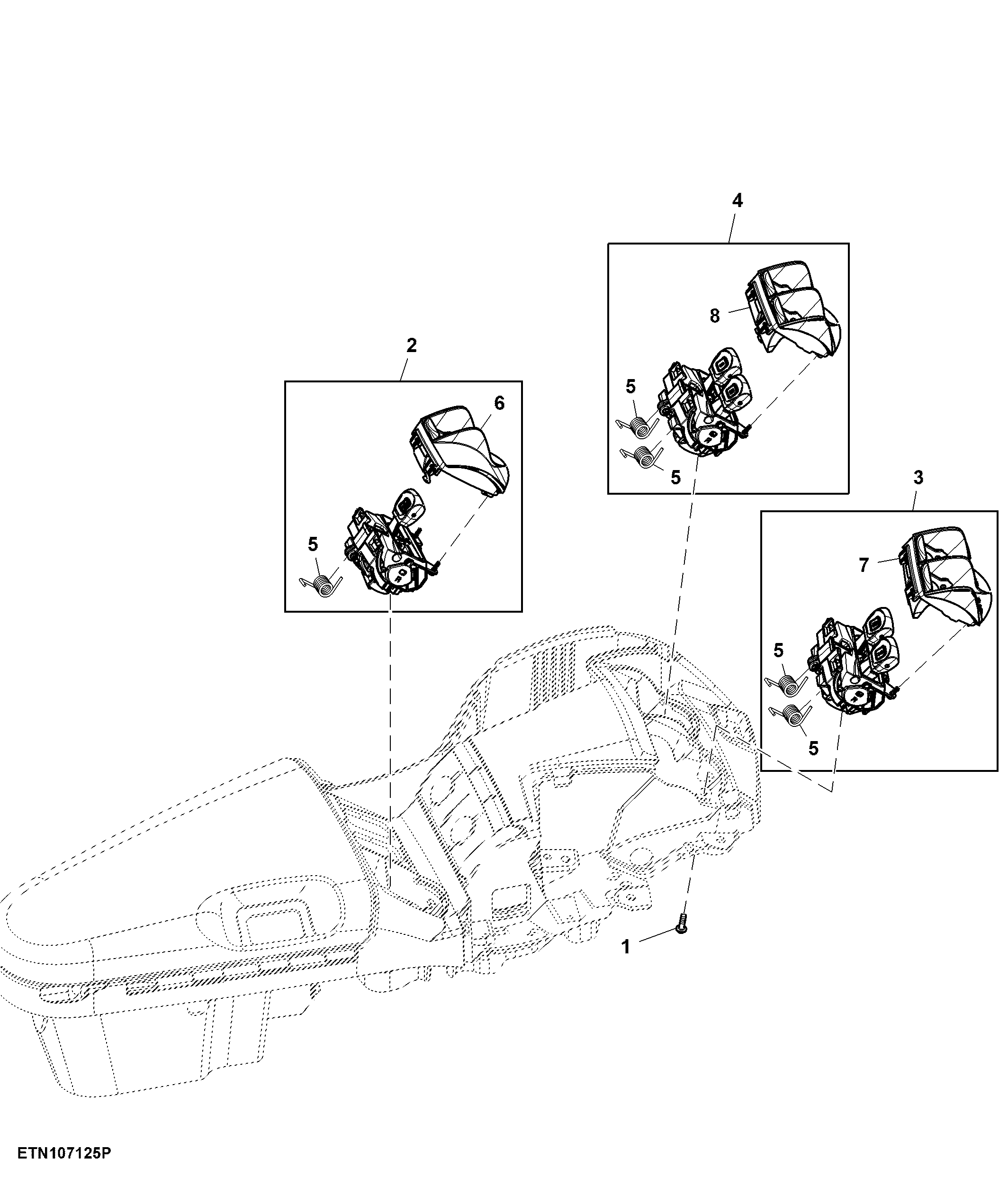 Control, Rear Hitch and 4 Rear SCV, W/ Joystick