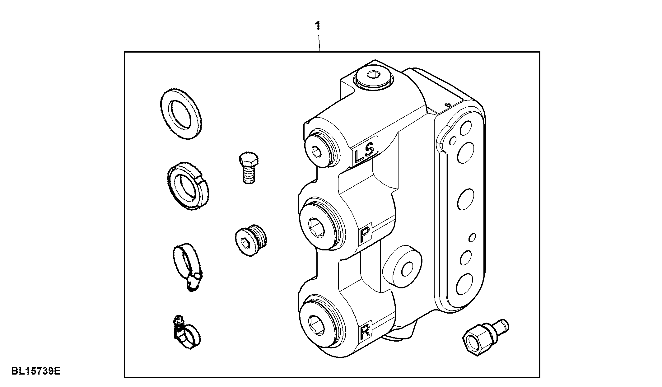 Attachment, Breakaway Coupler, W/ Pressure Free Return Circuit