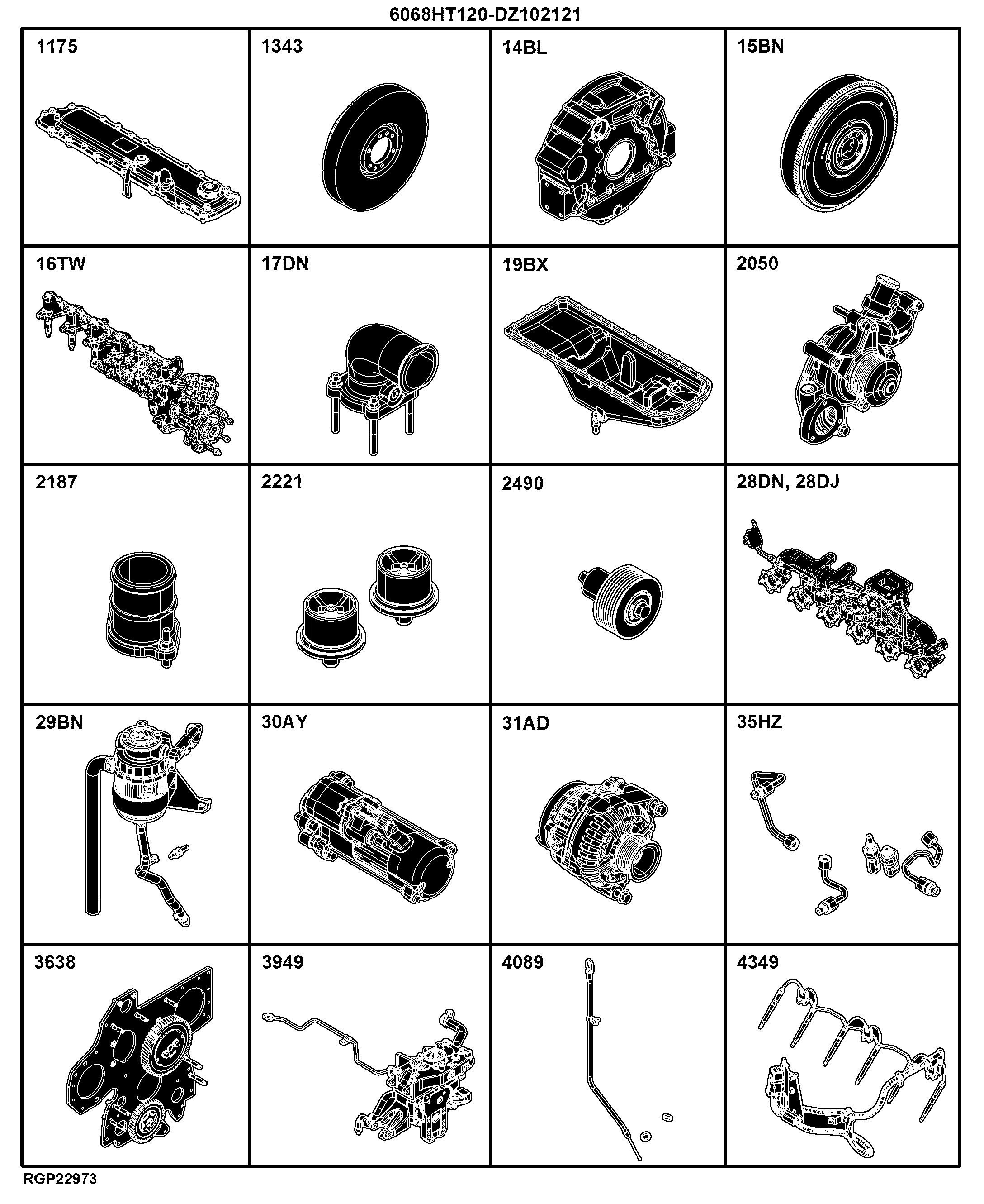 04B Engine 6068HT120-DZ102121