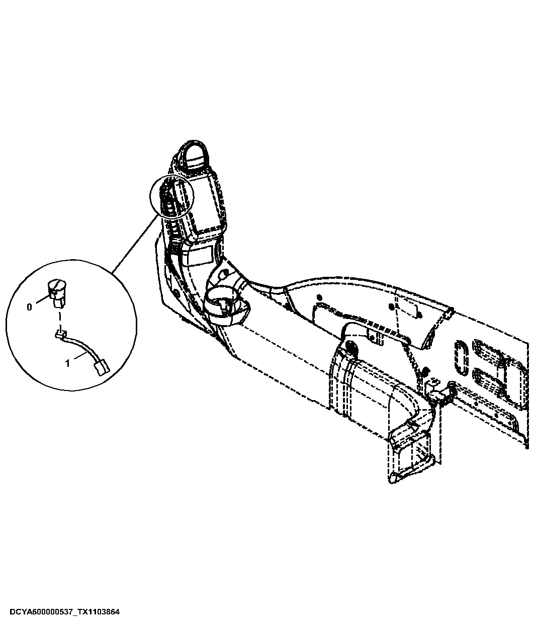 Air Conditioner (A/C) Solar Sensor and Wiring Harness
