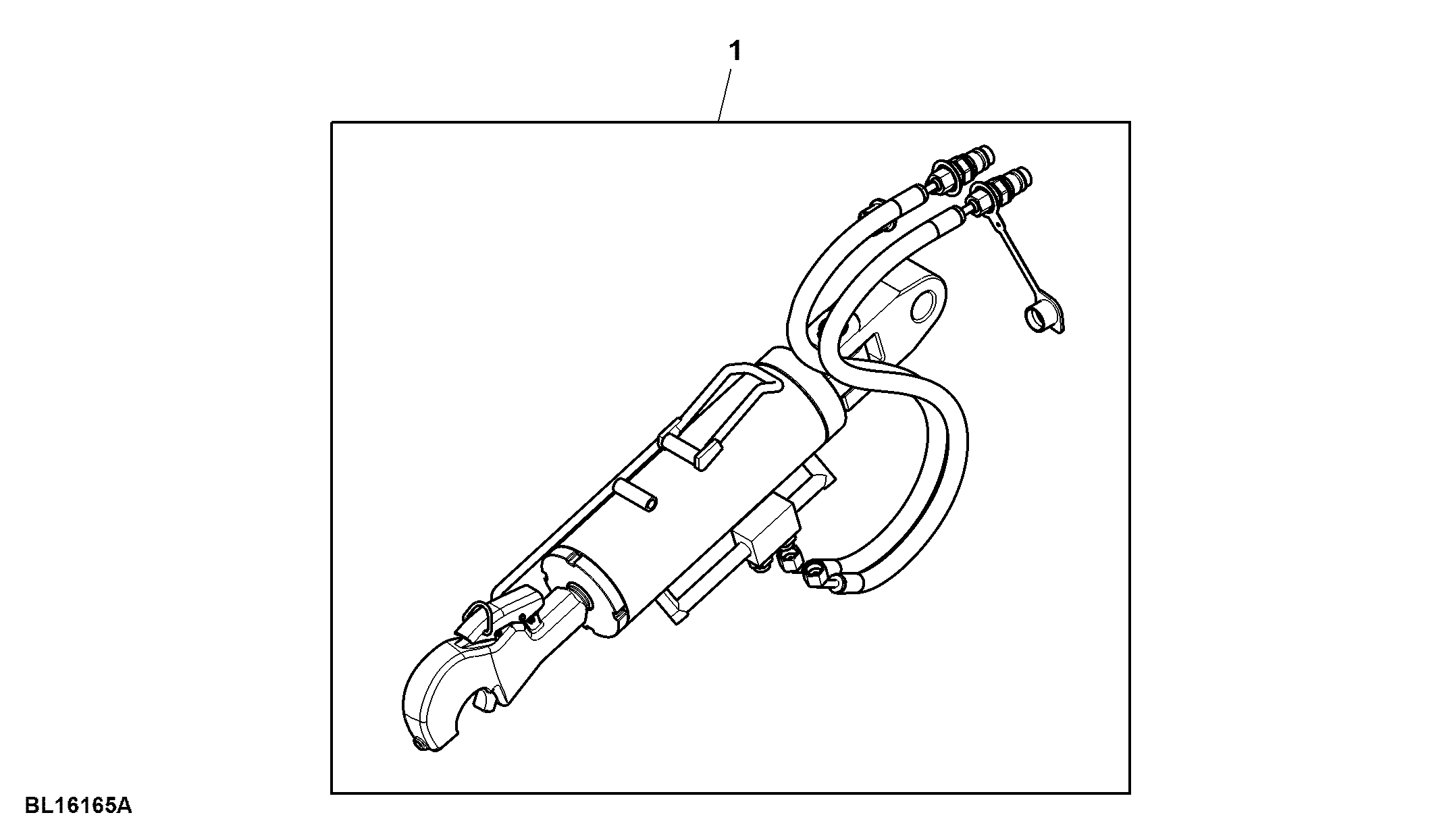 Attachment, Hydraulic Center Link, Category 3