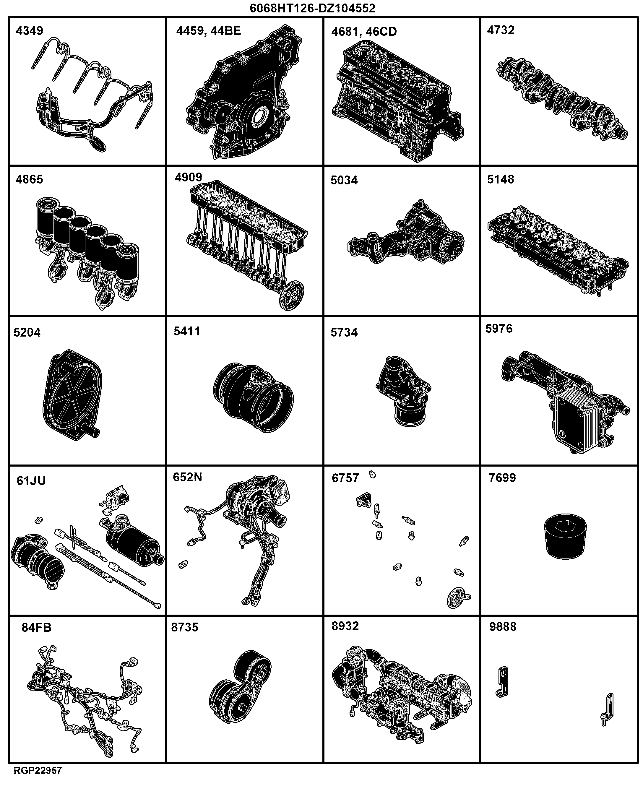 04B Engine 6068HT126-DZ104552