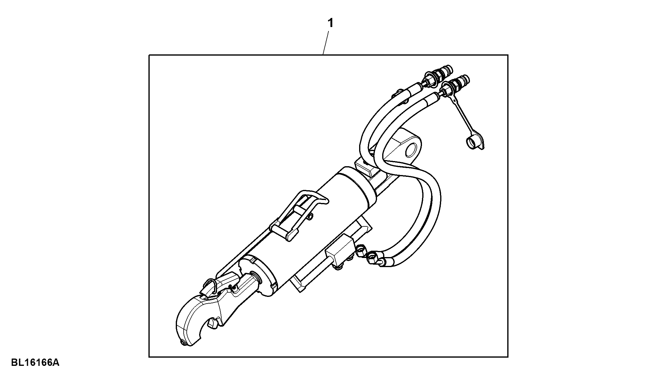 Attachment, Hydraulic Center Link, Category 3