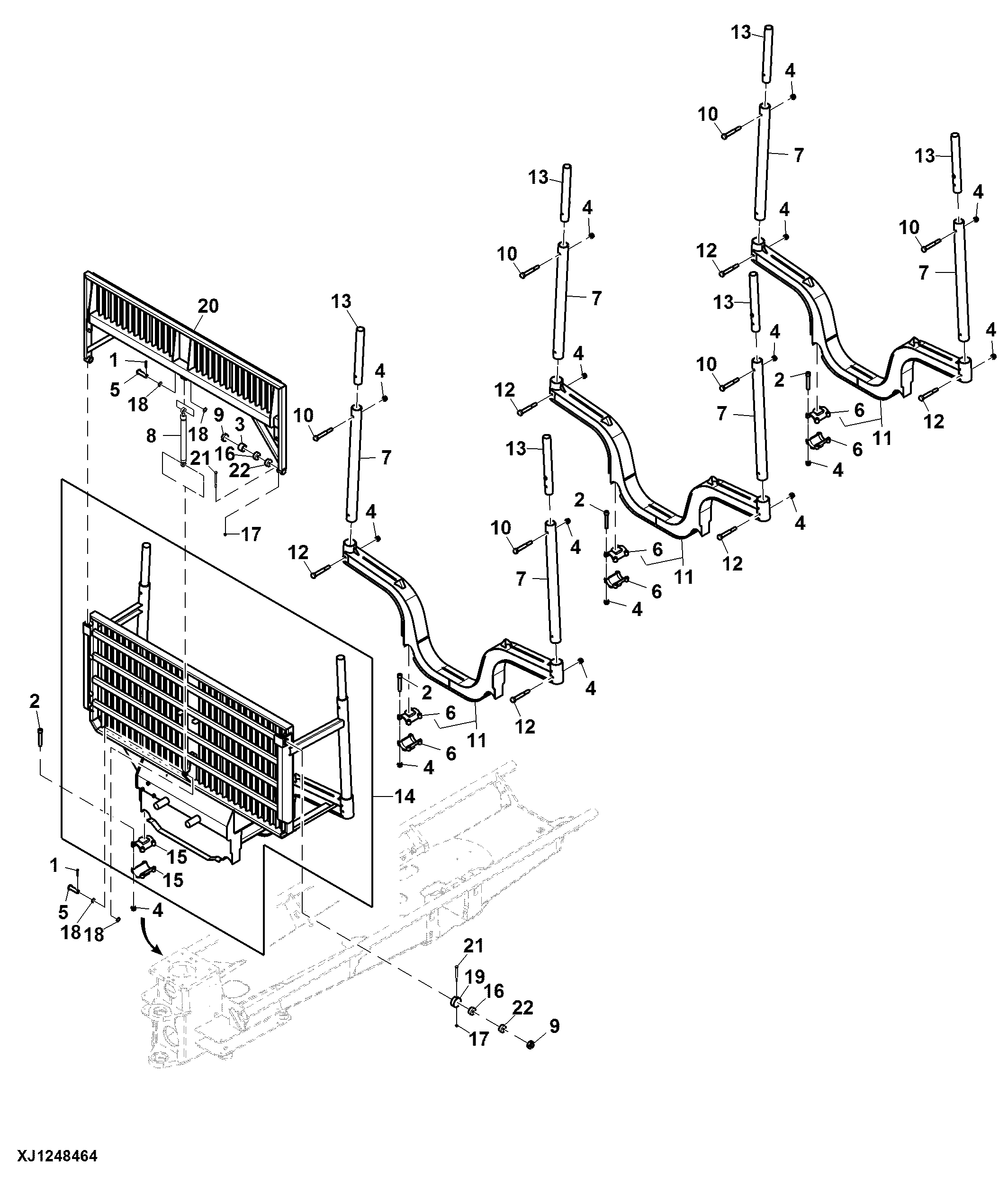 Load Space 4 m², Short Frame 4 to 6 m, Fixed