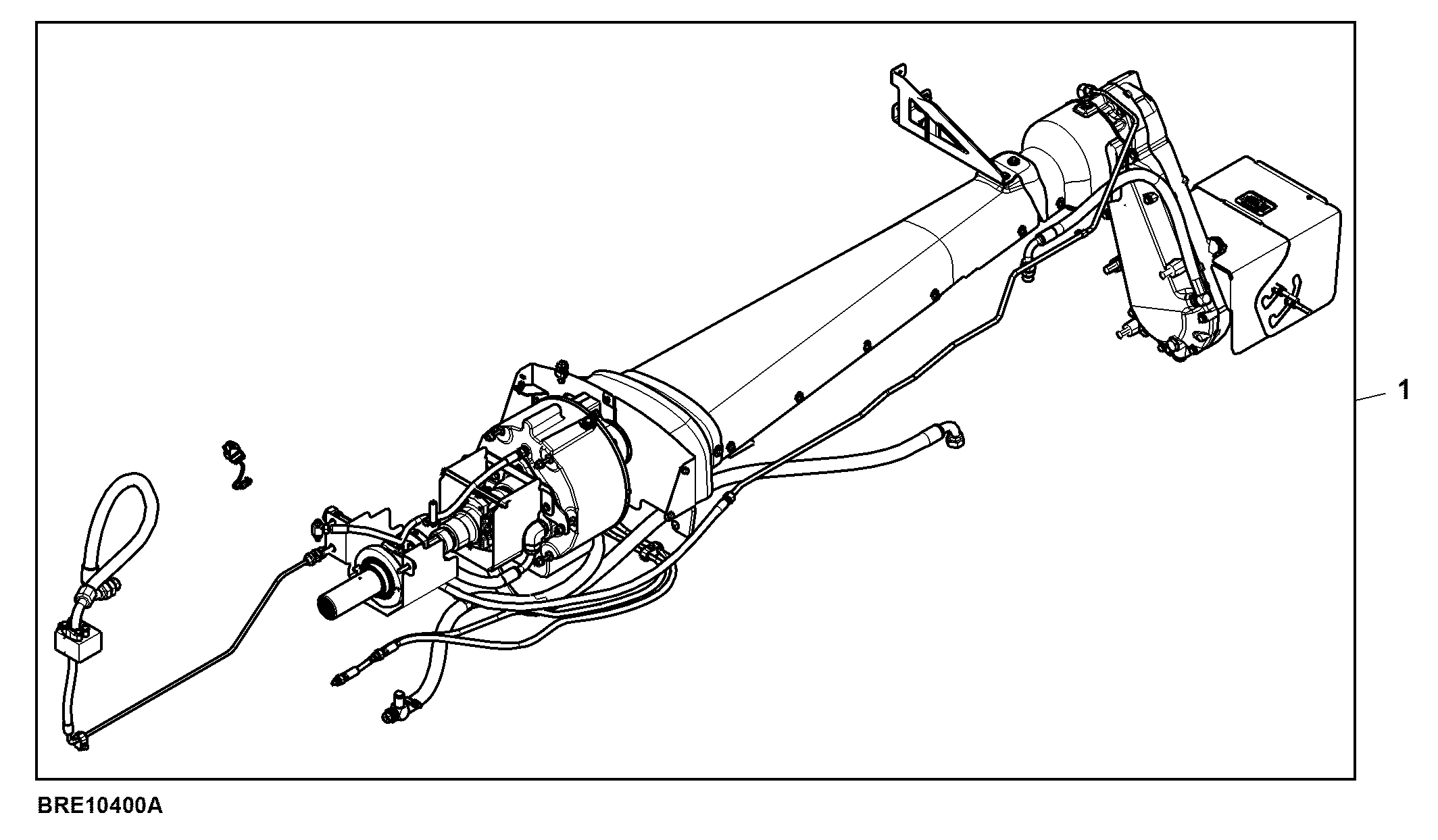 Attachment, Field Kit, PTO, Double Reduction Axle (804000 - )