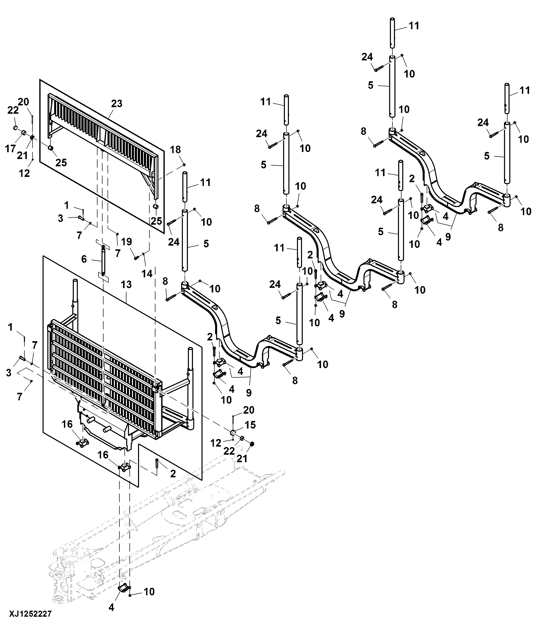 Load Space, Short Frame, Wide 4 to 6 m, Fixed