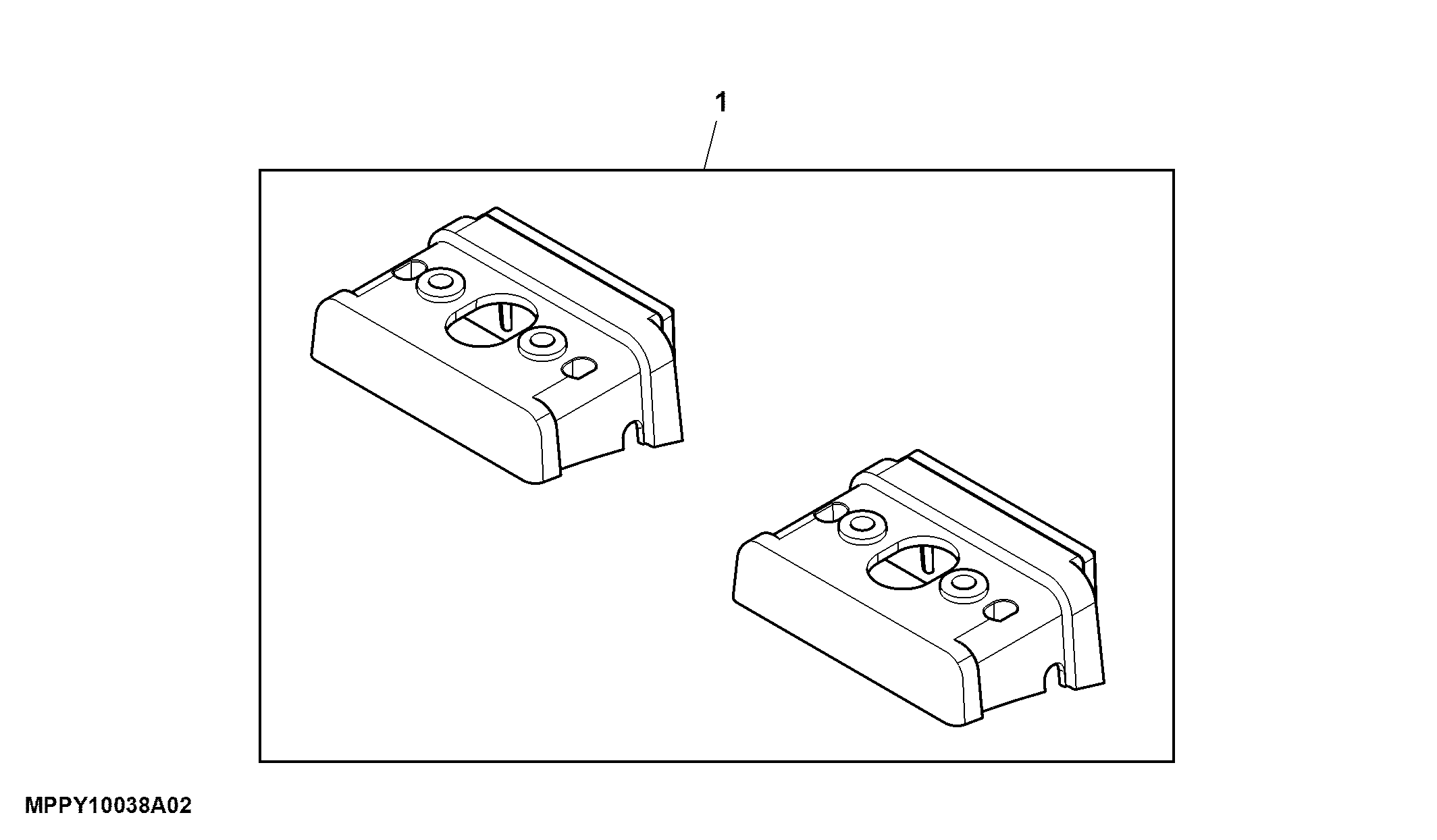Attachment, Reflector, W/ Stud