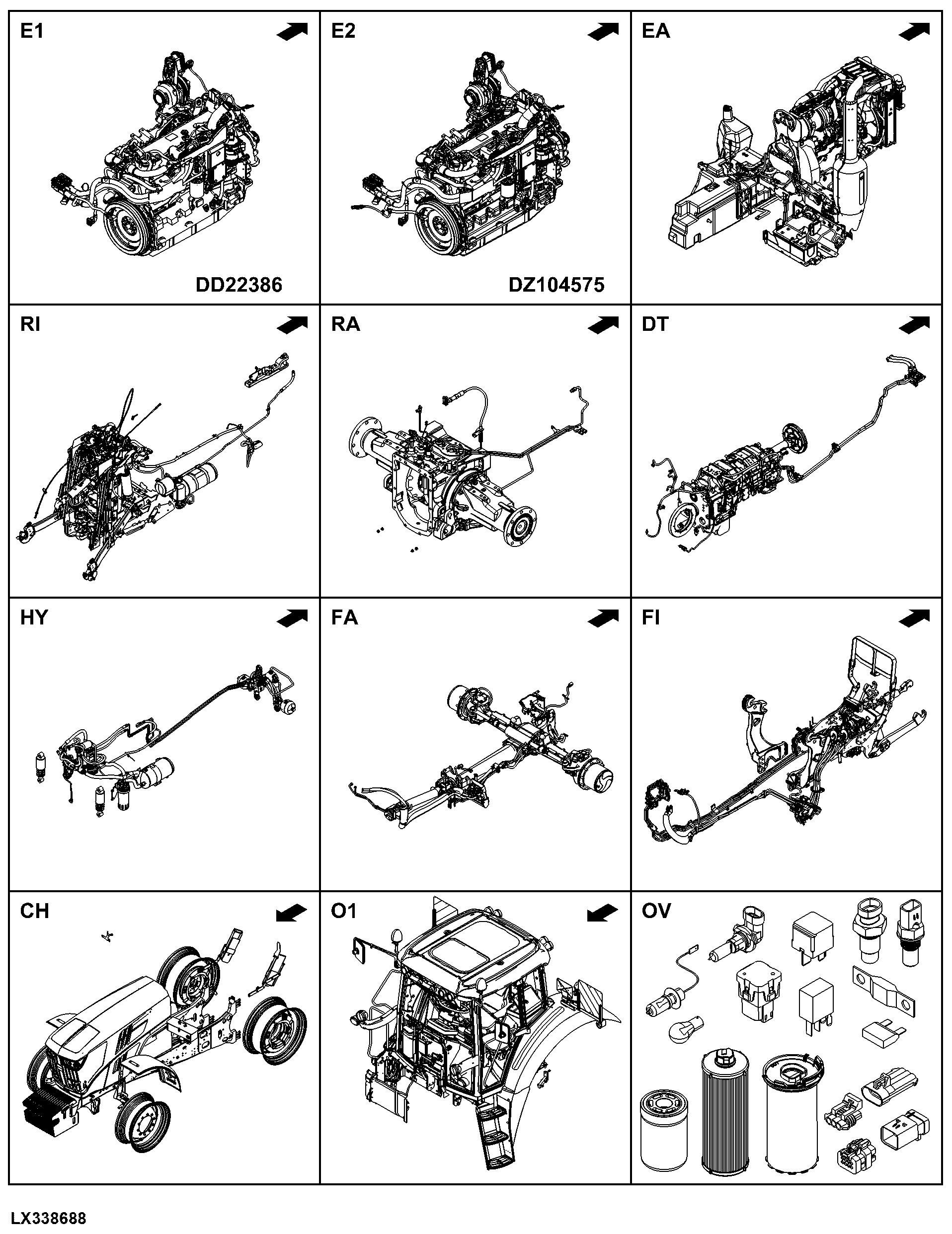 6155M Tractor (Europe Edition, Engine SN: 6068UXXXXXX)(Final Tier 4)
