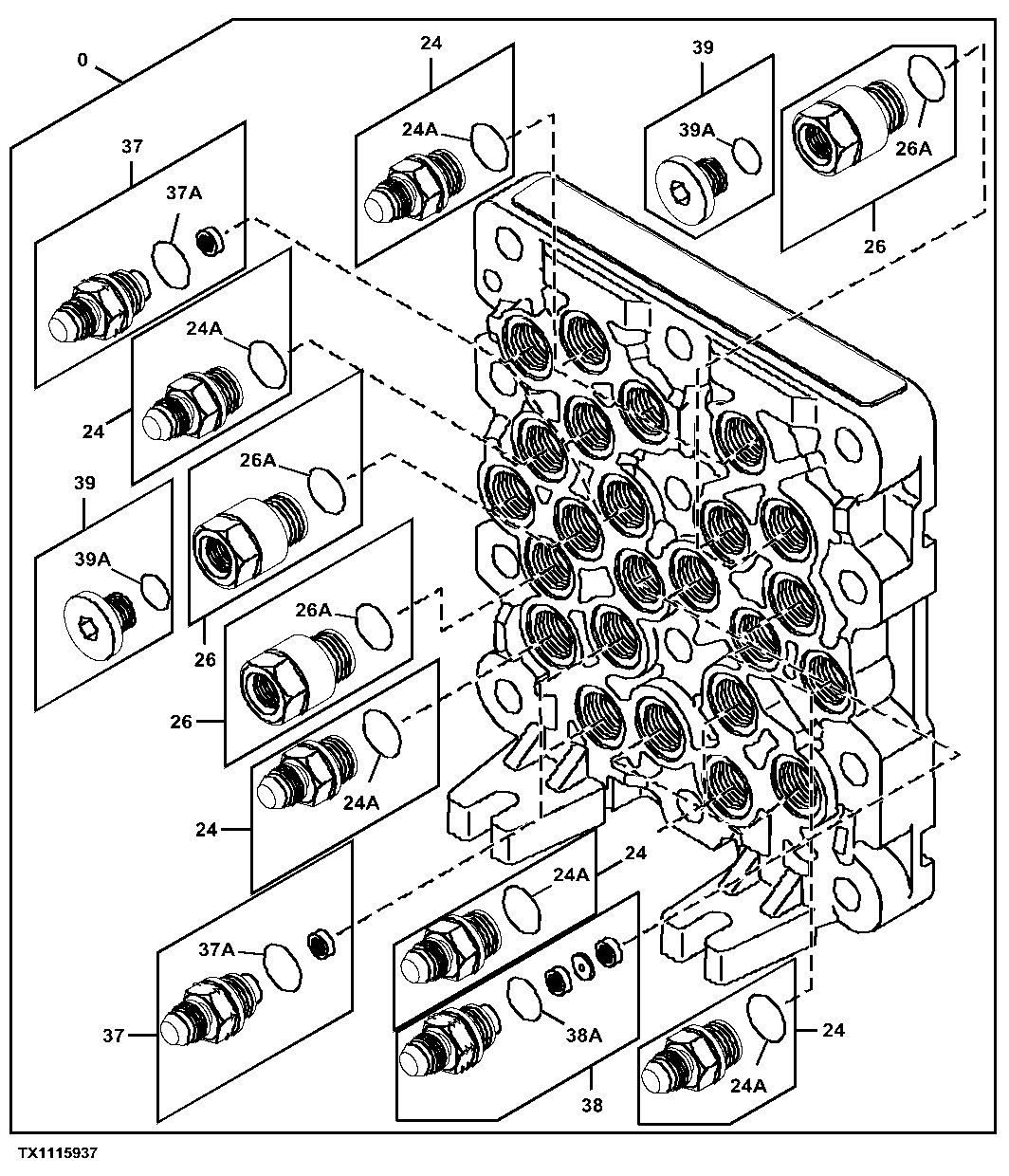 Pilot Signal Manifold, Pilot Controller Side
