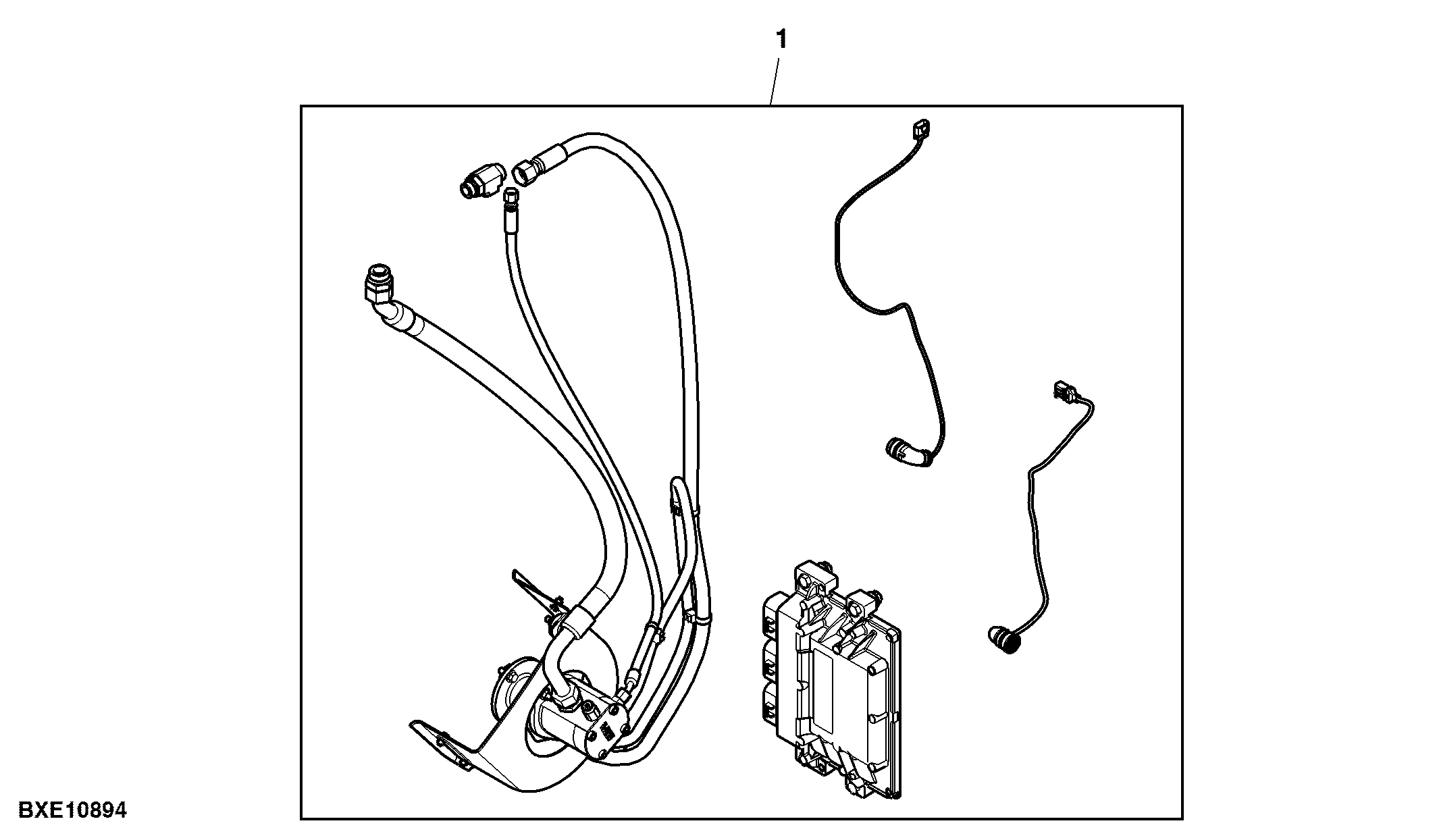 Attachment, Advanced PowerCast™ Residue Hydraulic Hoses