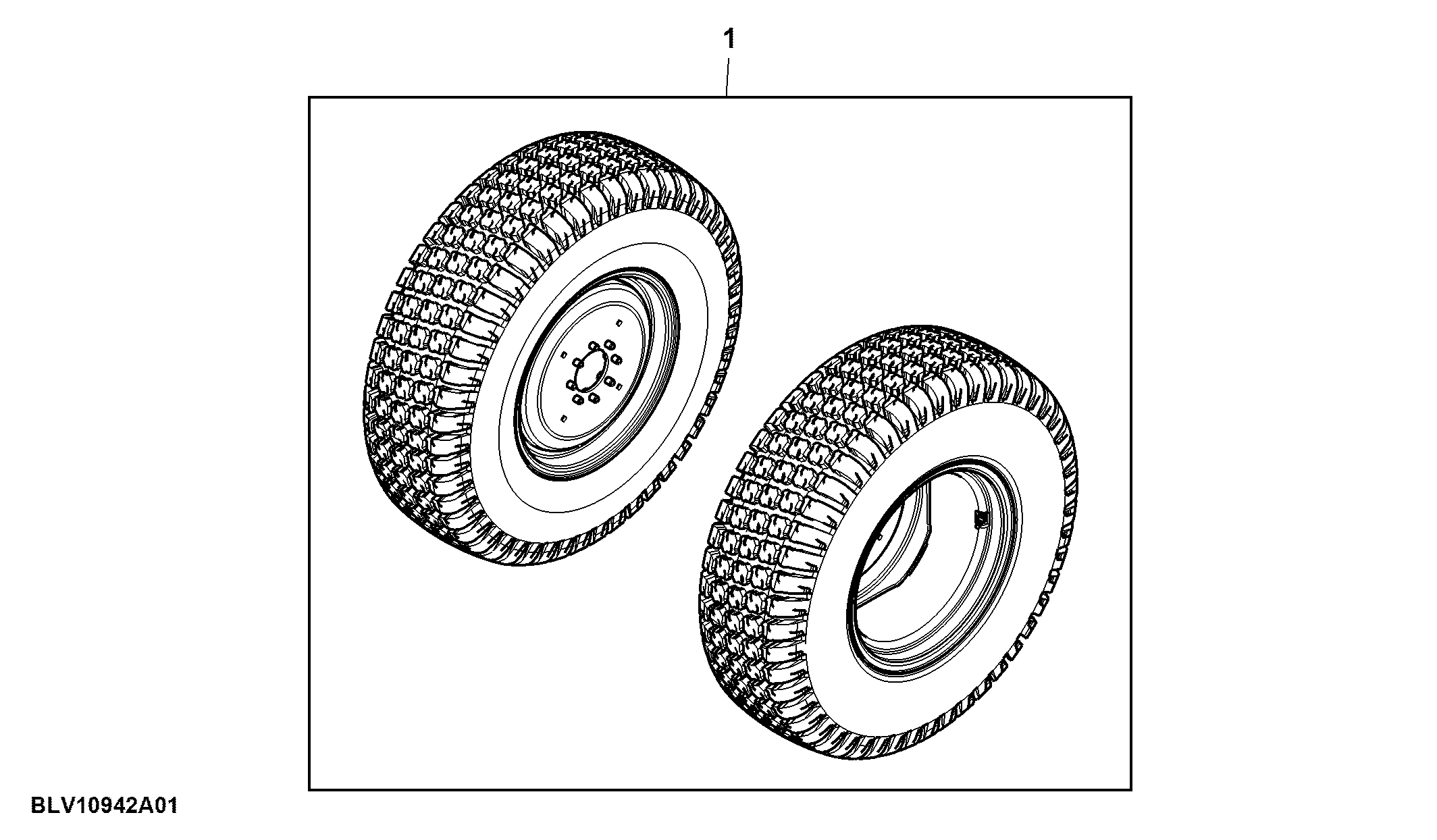 Attachment, Rear Wheels, D20 X W11