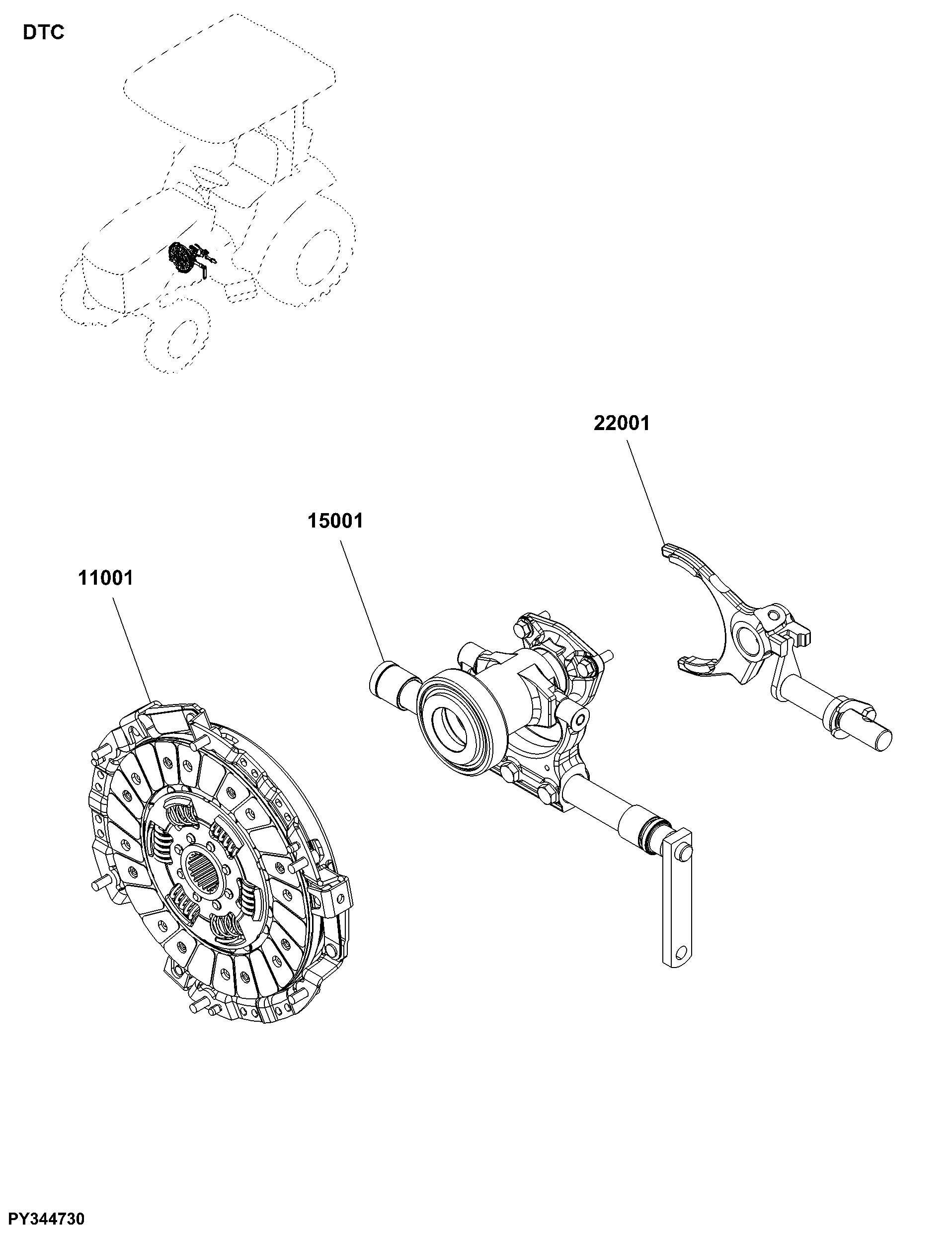 DTC Clutch Parts