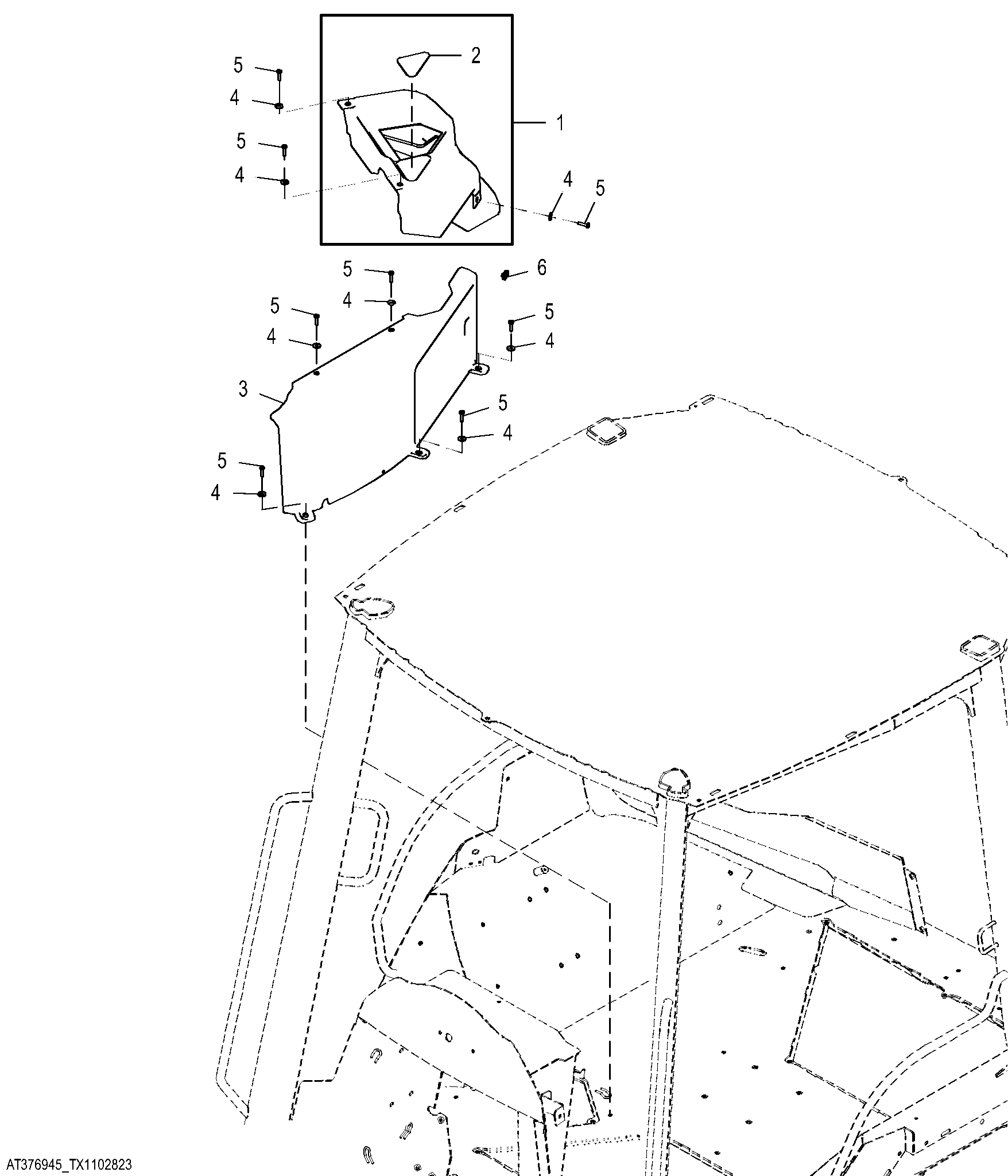 Stabilizer Cover with Pilot Controls - Canopy
