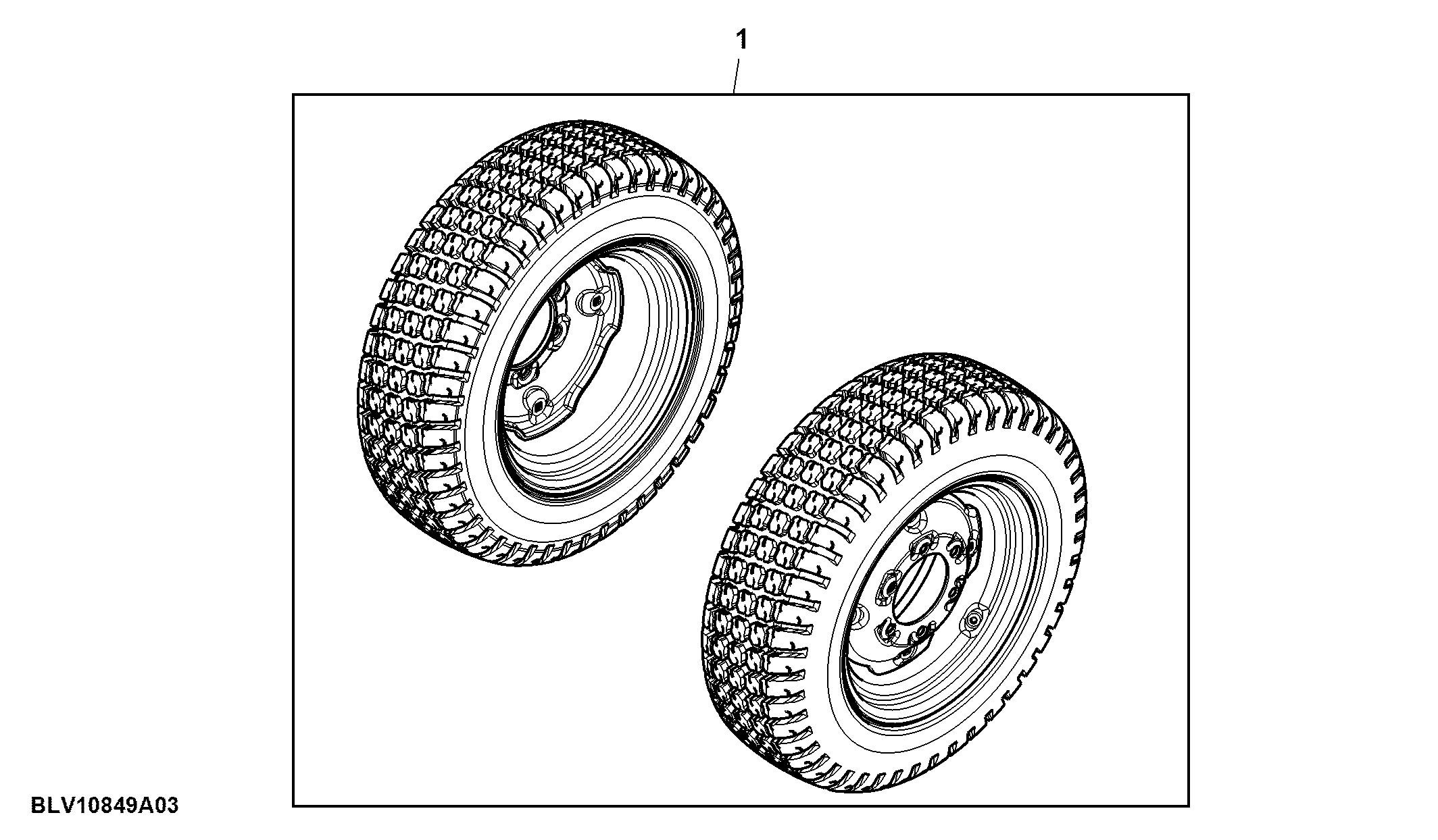 Attachment, Front Wheels, D15 X W7
