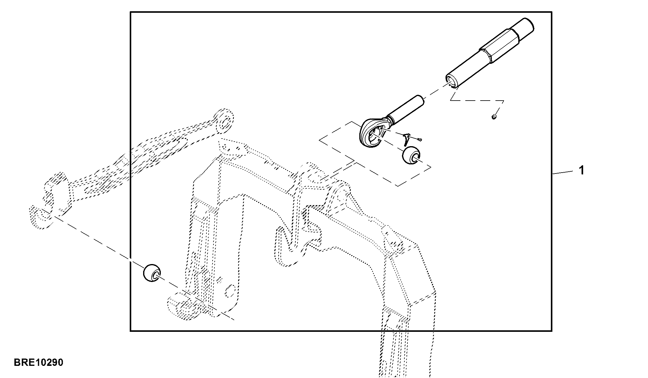 Attachment, Center Link Conversion Kit, Category 4 to Category 3
