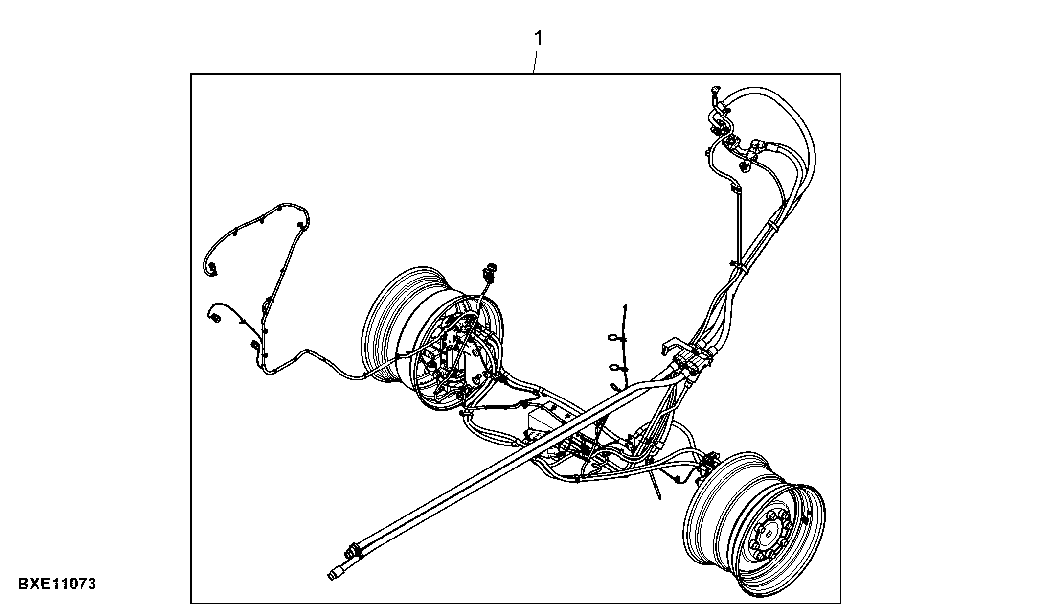 Attachment, 4WD, Rear Wheel 26 X 16A W/ Sensor, Conversion Kit