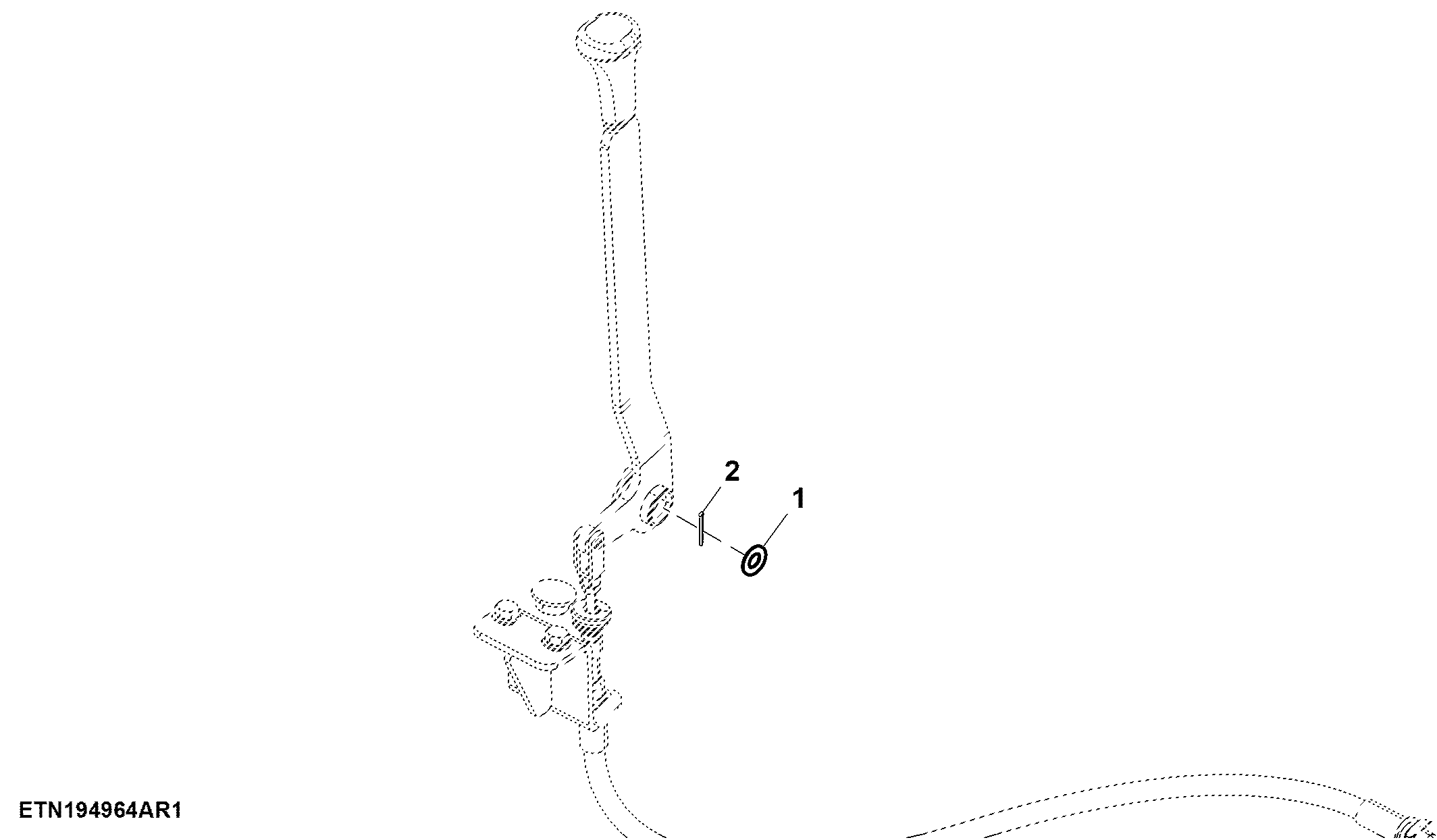 Control Lever Plug, W/O Rear SCV