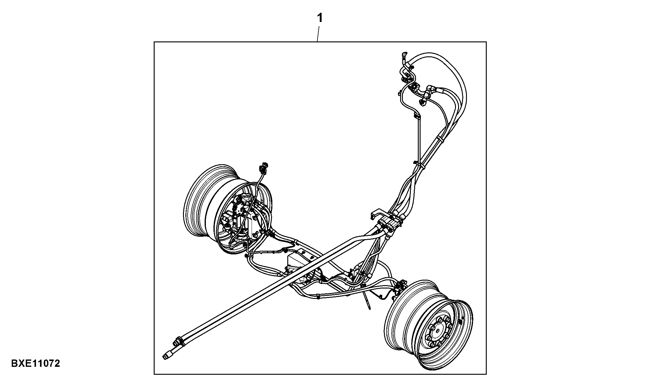 Attachment, 4WD, Rear Wheel 26 X 16A, Conversion Kit