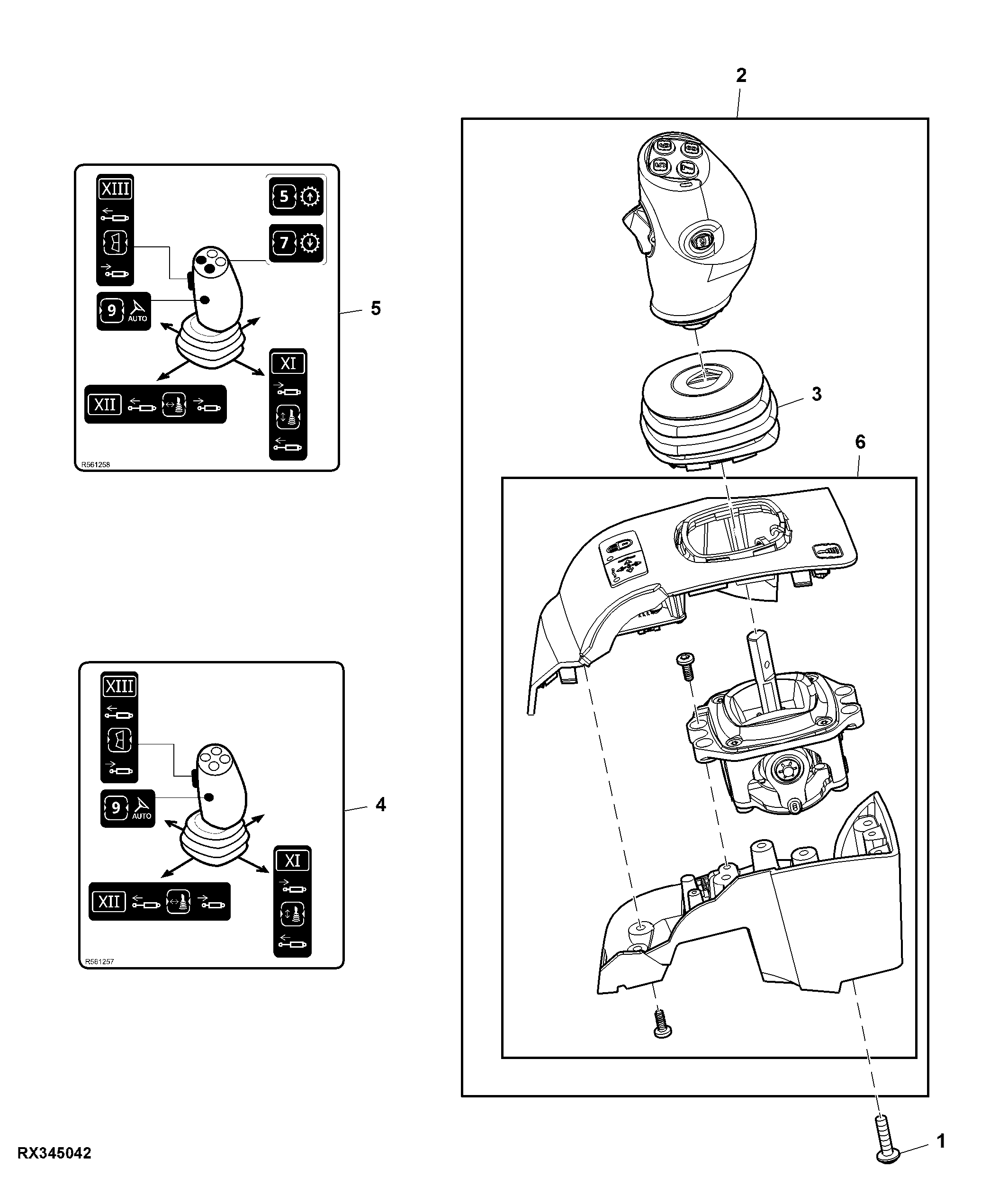 Joystick, 5 Function, CommandARM™ (094000 - )