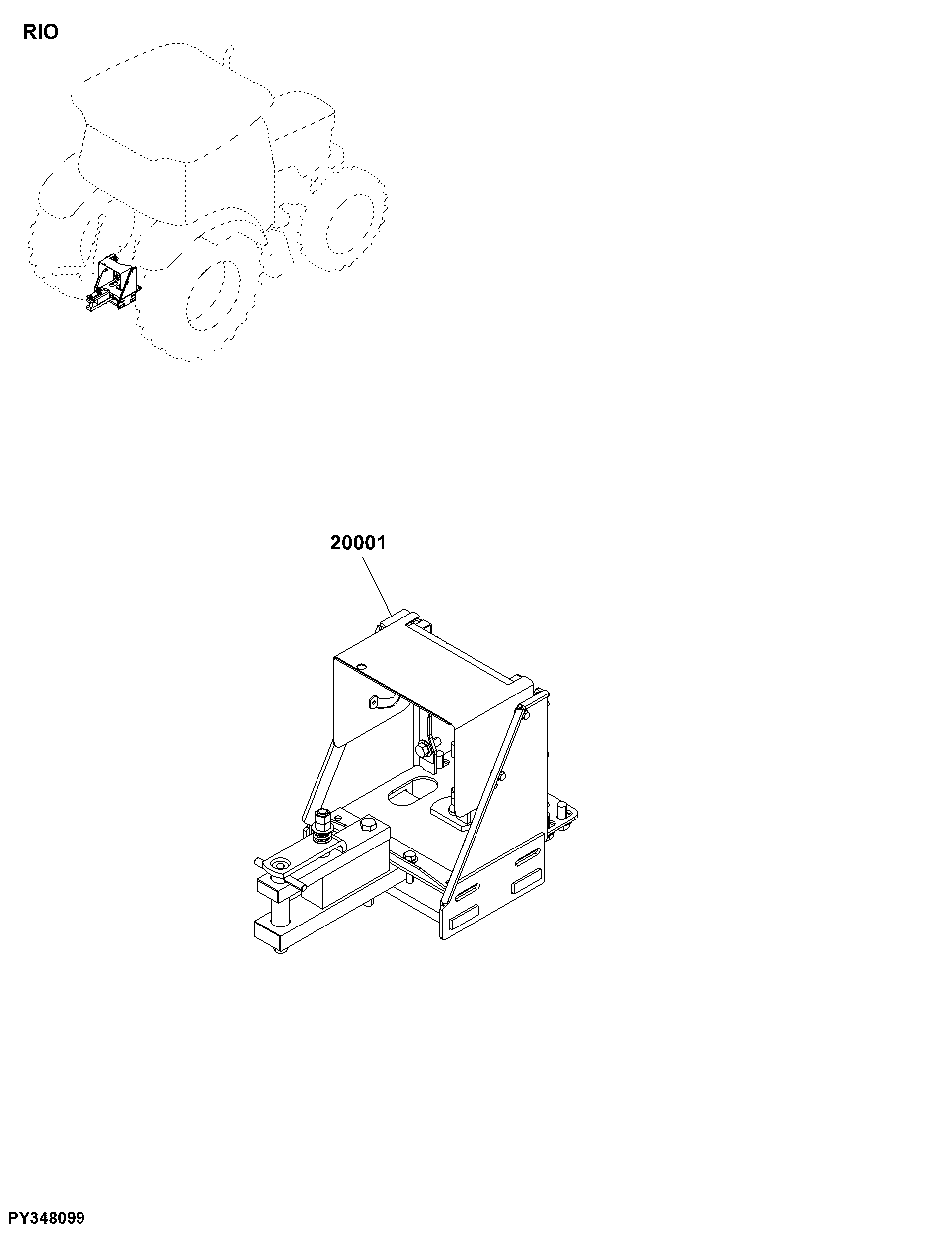 RIO Drawbar Components, Rear Implement