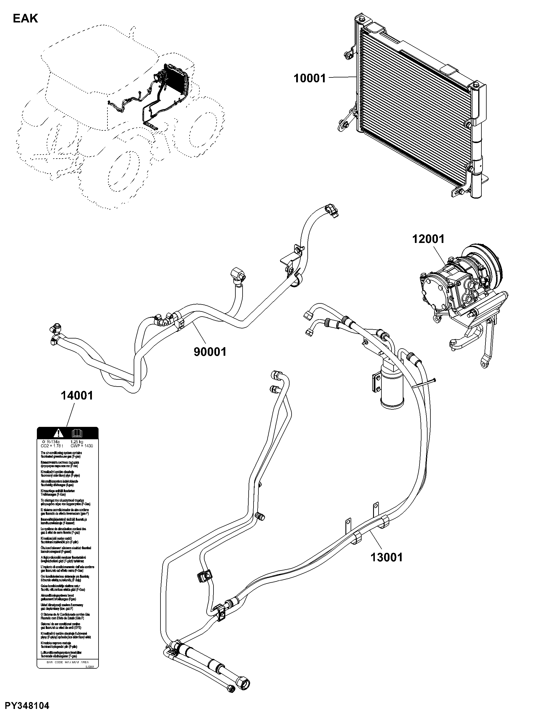 EAK Air Conditioning System, Engine Auxiliaries Related