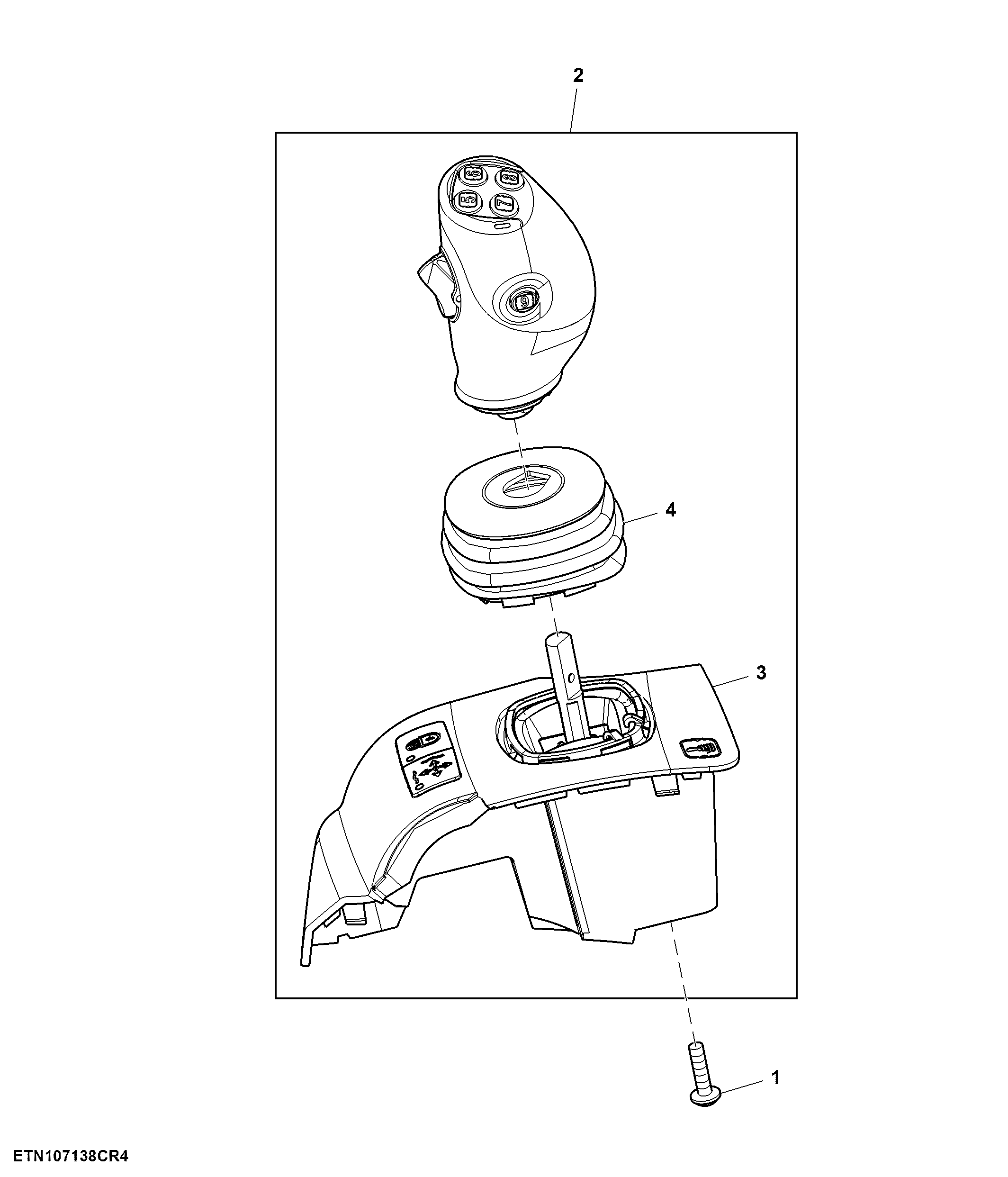 Multi-Function Lever, W/ 5- Functions, CommandARM™