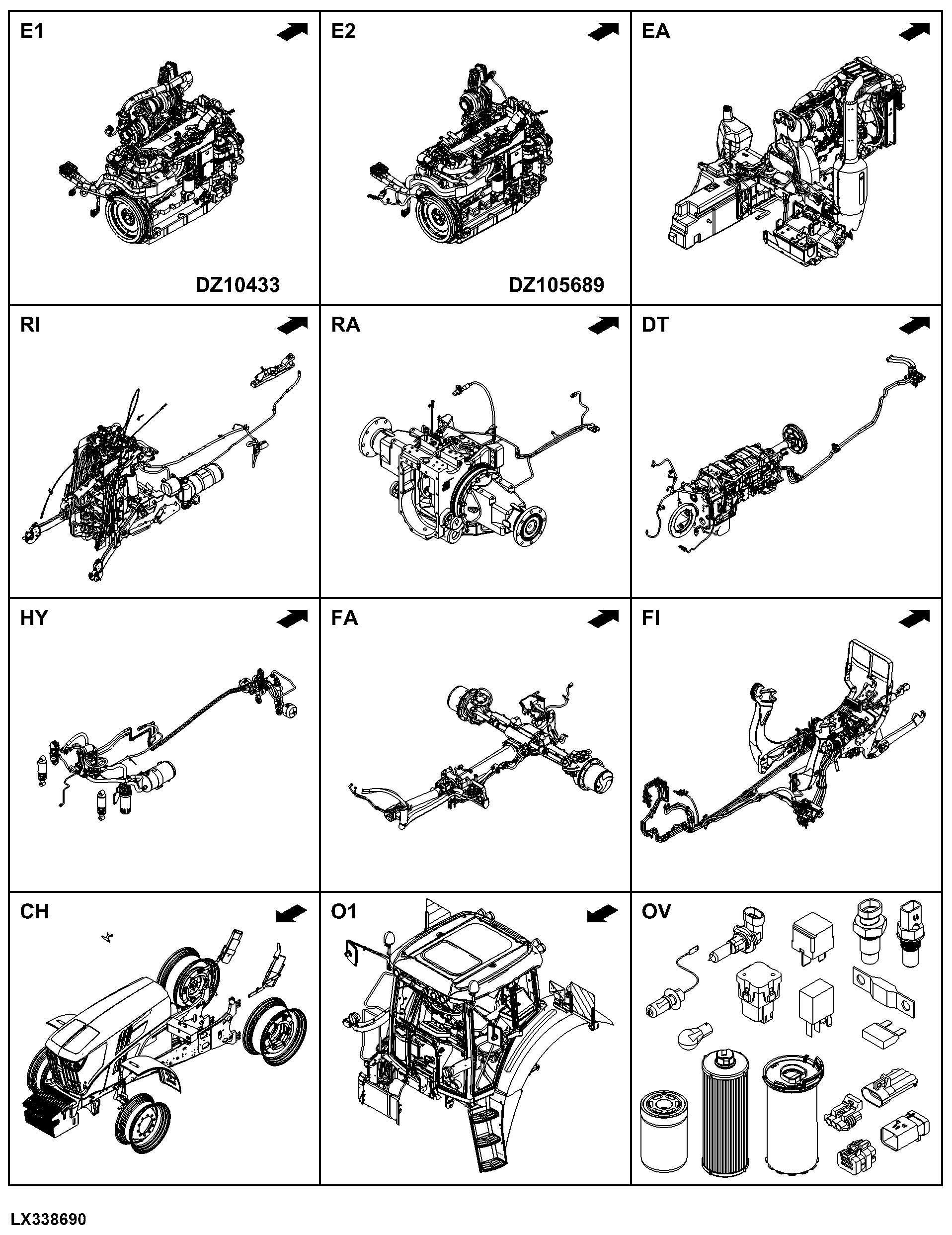 6195M Tractor (Europe Edition, Engine SN: 6068UXXXXXX)(Final Tier 4)