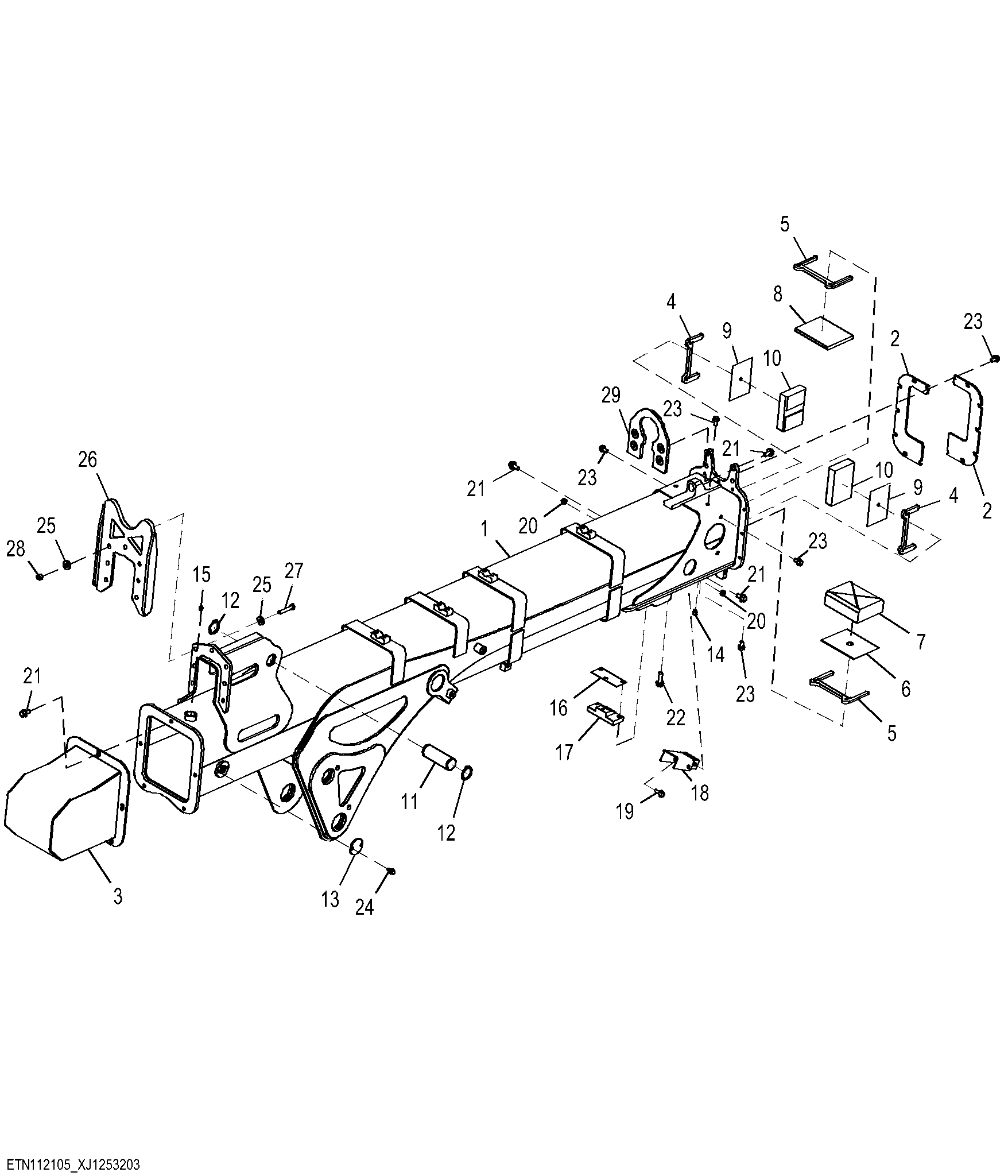 Outer Boom, CF711S / CF711S IBC (XXXXXX - )