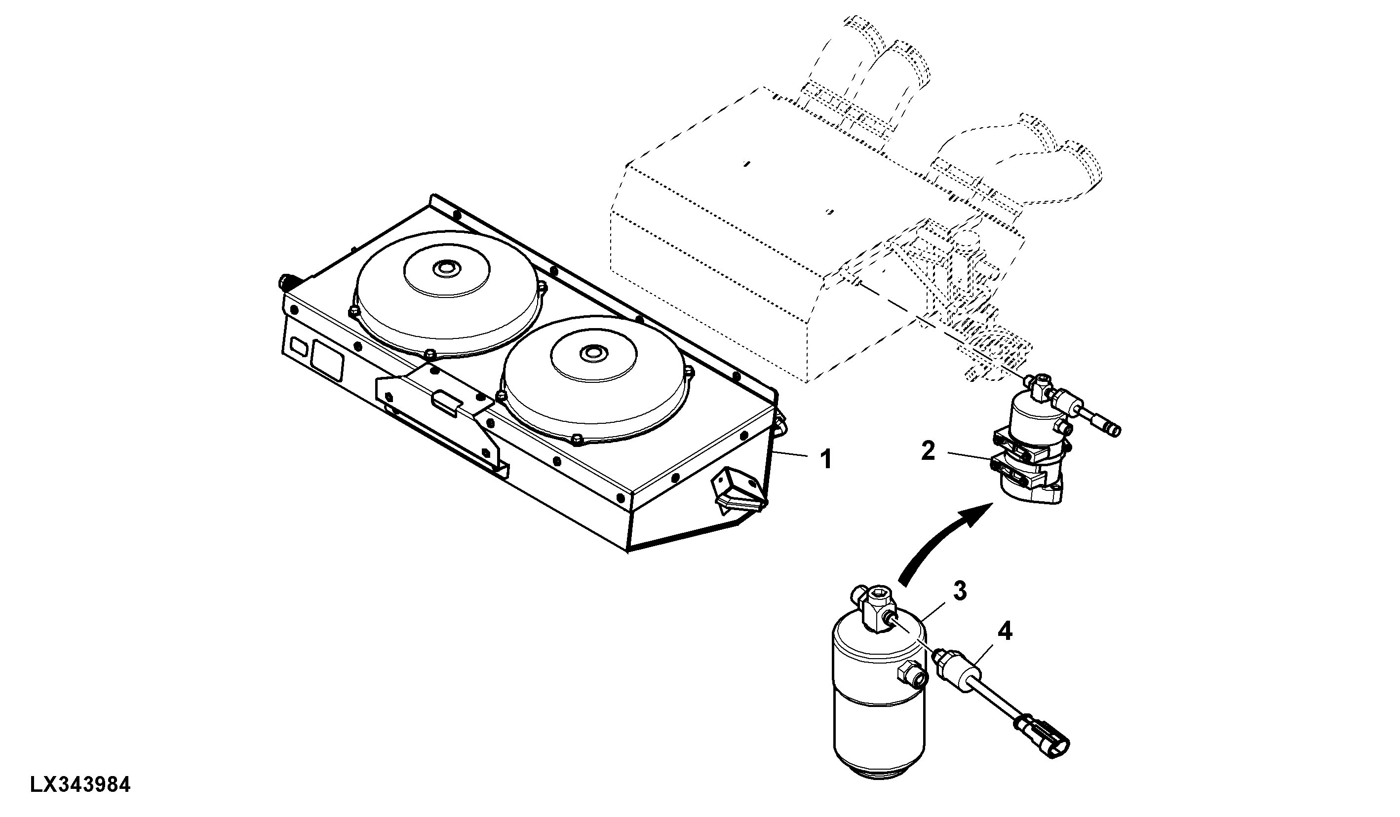 Evaporator Assembly and Filter, Air Conditioning