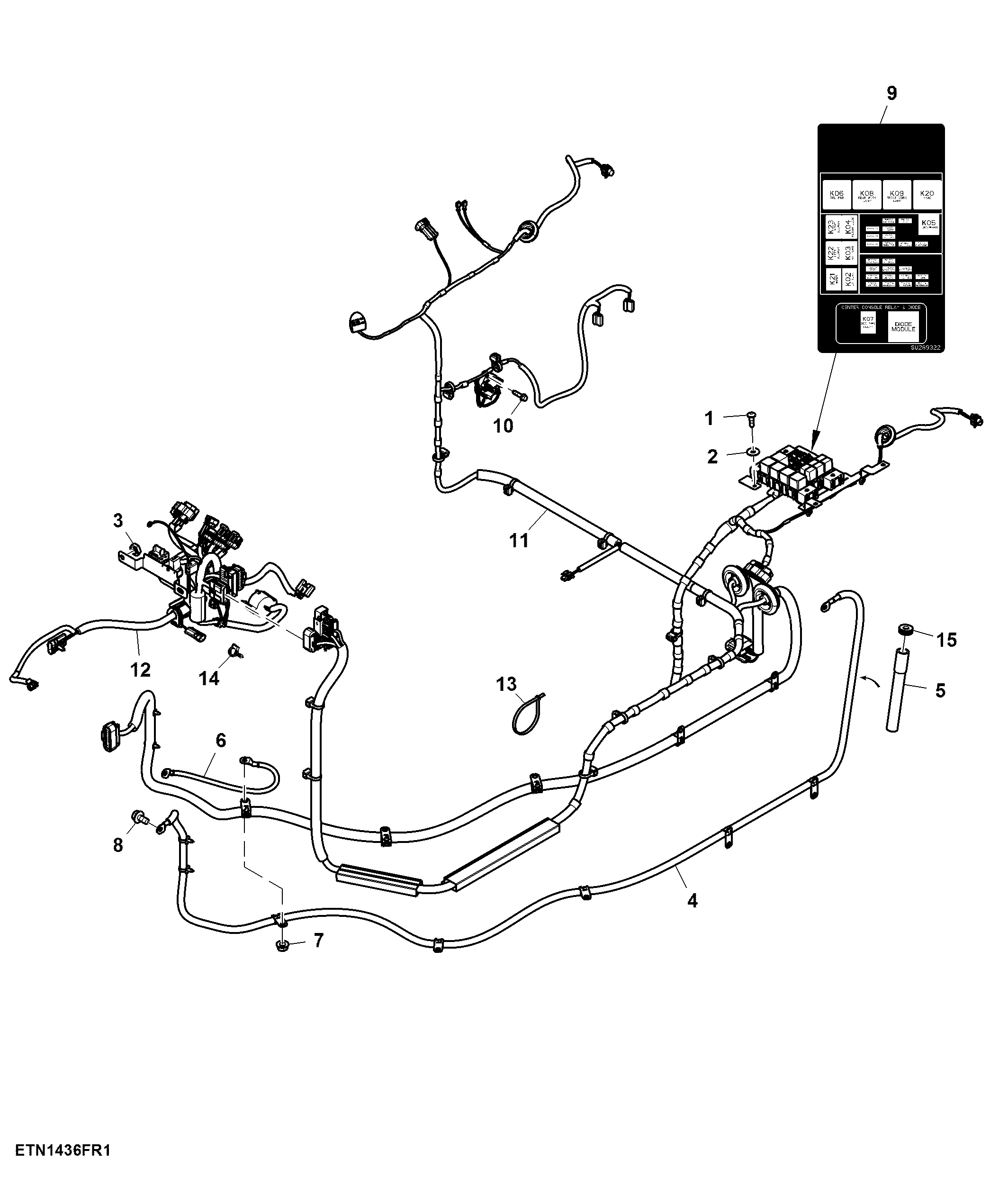 Wiring Harness, Cab, SyncShuttle™ Transmission