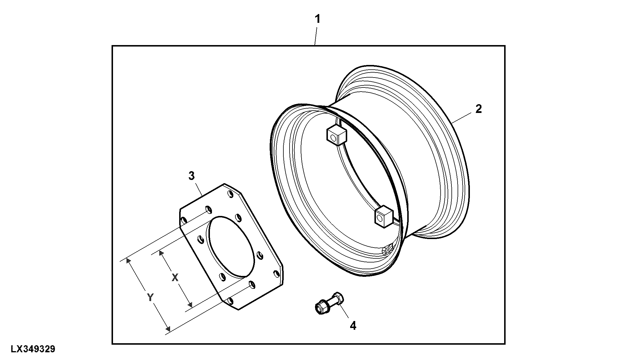 Front Wheels, W8X16, Narrow Version