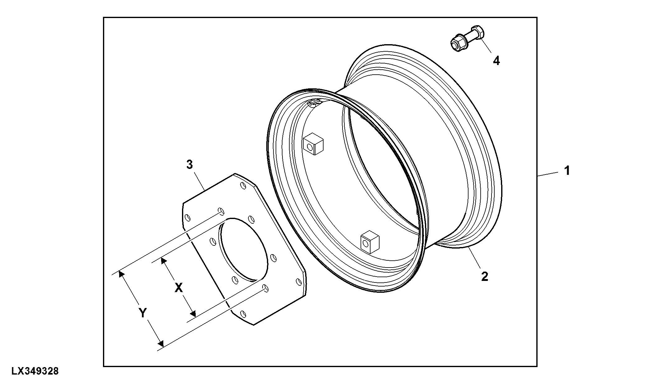Front Wheels, W9X18, Narrow Version