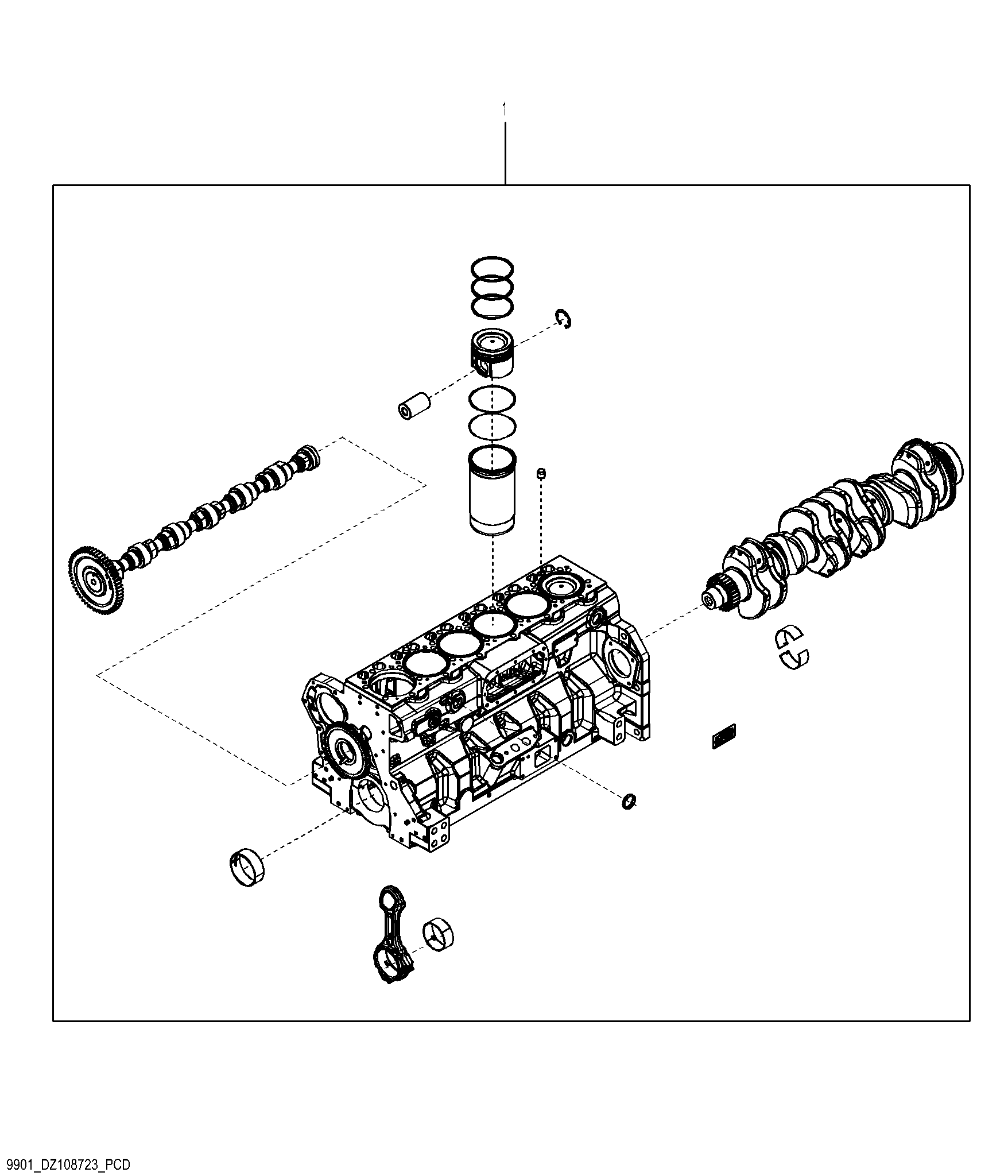 9901 Short Block Assembly