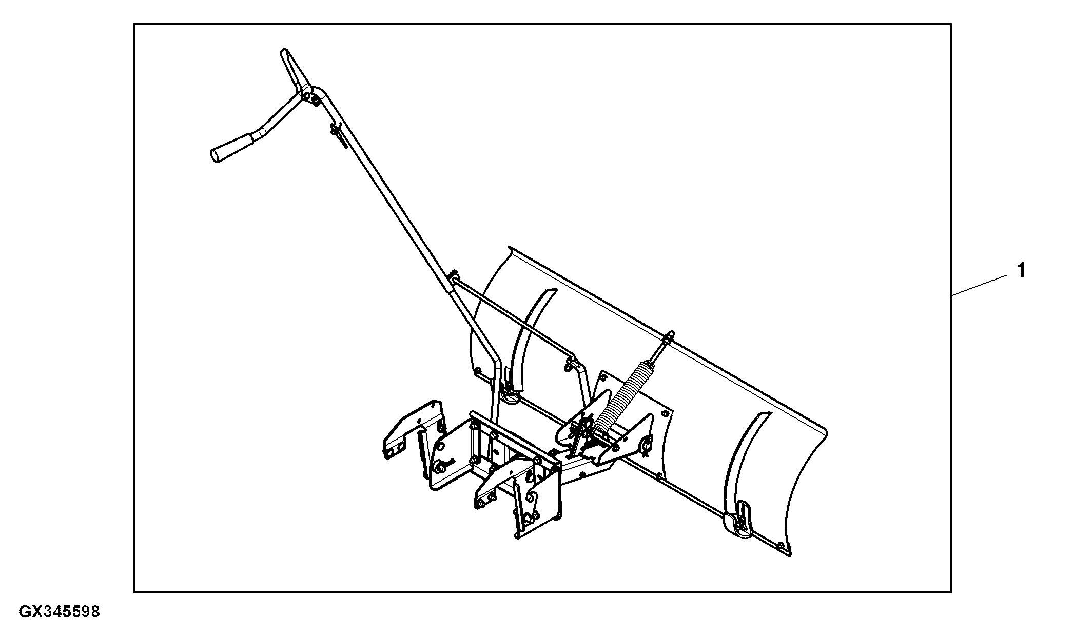 Attachment, Snow Blade, 46 inch