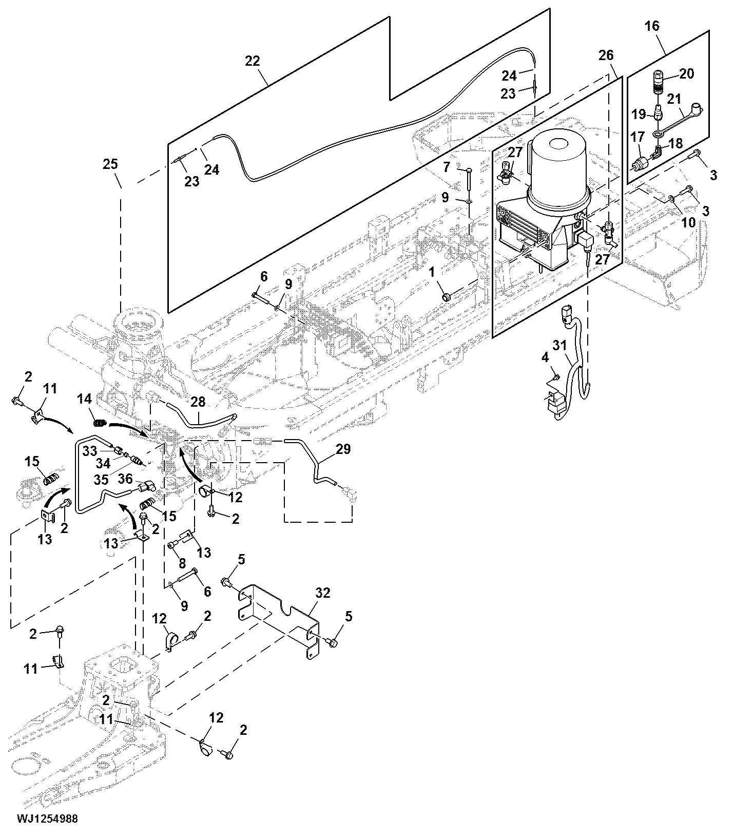 Auto Lubrication System, Carrier ( - 003150)