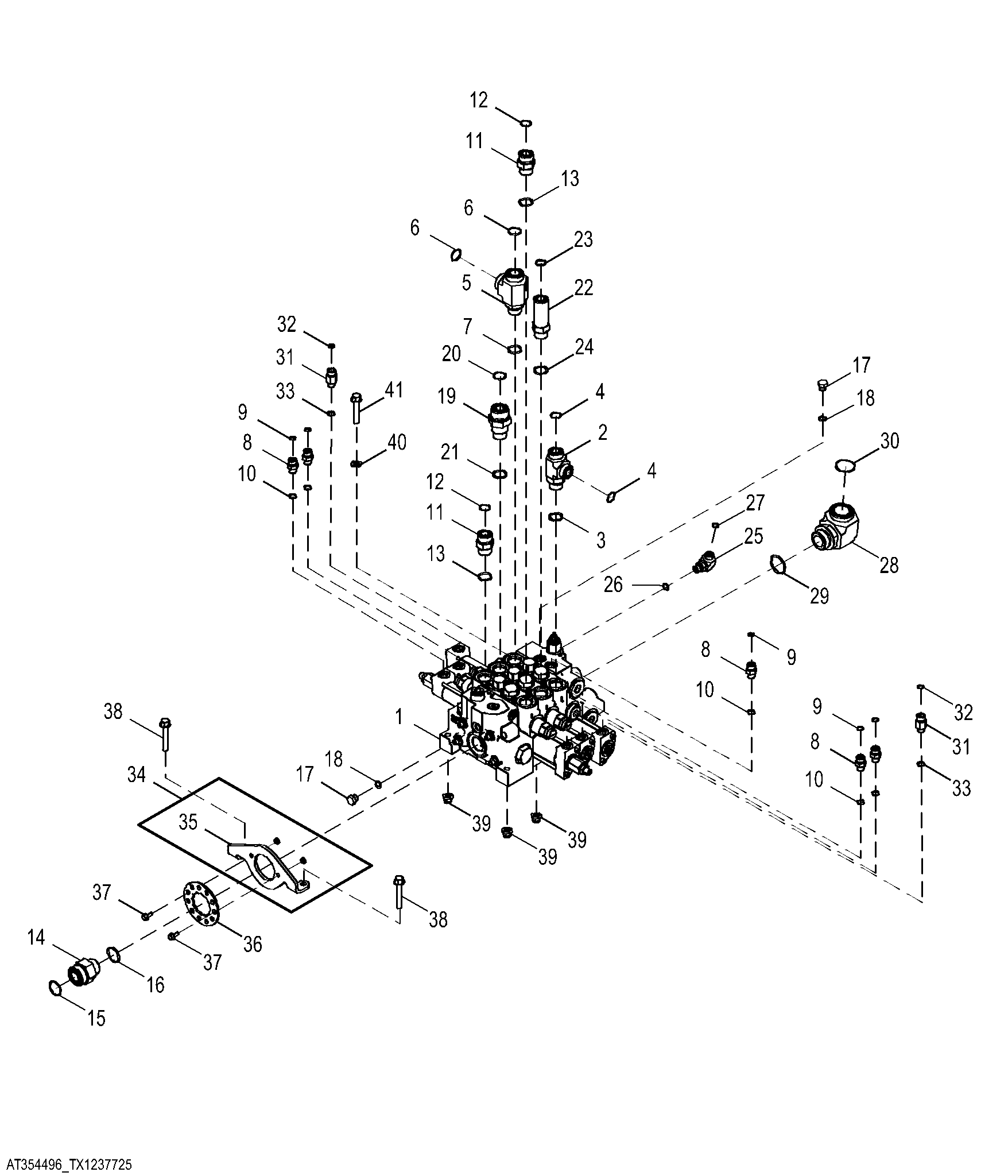 Three Spool Loader Control Valve (Powerllel™ )