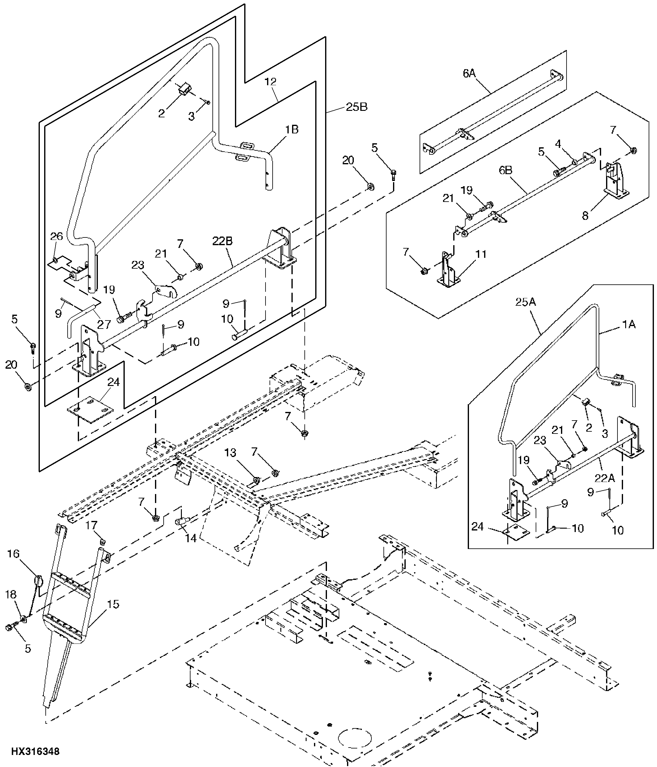 Engine Platform Ladder And Handrail ( - 715600)