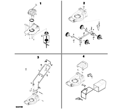 20 43 cm Walk-Behind Mower 4-cycle engine, 43-COMPACT (SA1862)