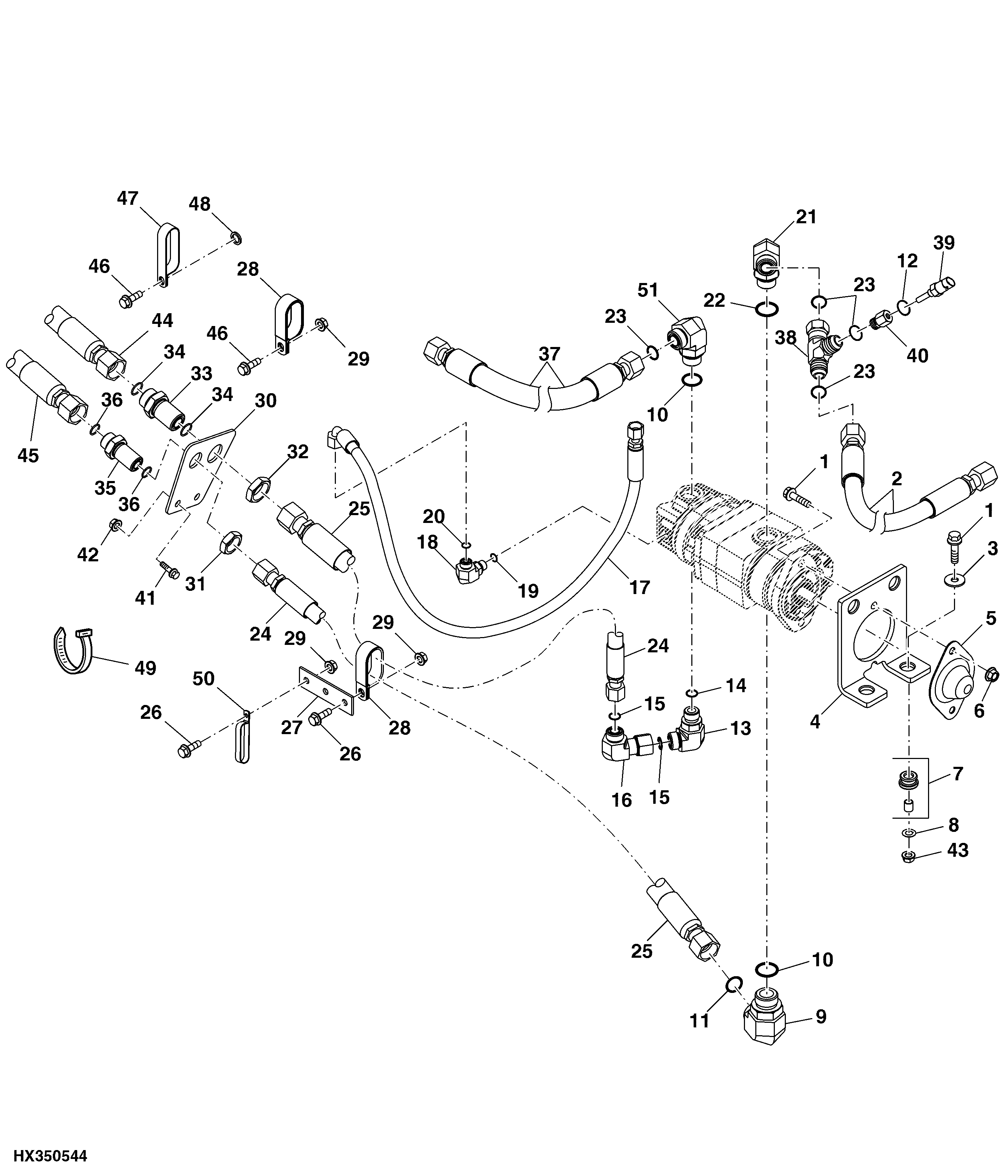 Proportionator Hoses and Mounting, ProDrive™