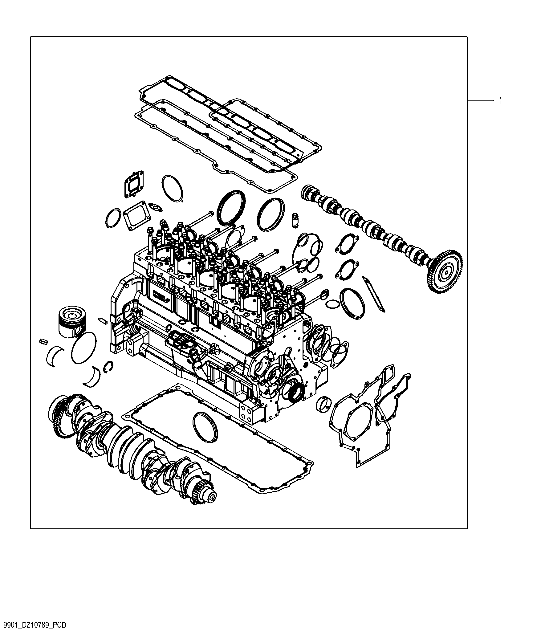 9901 Short Block Assembly