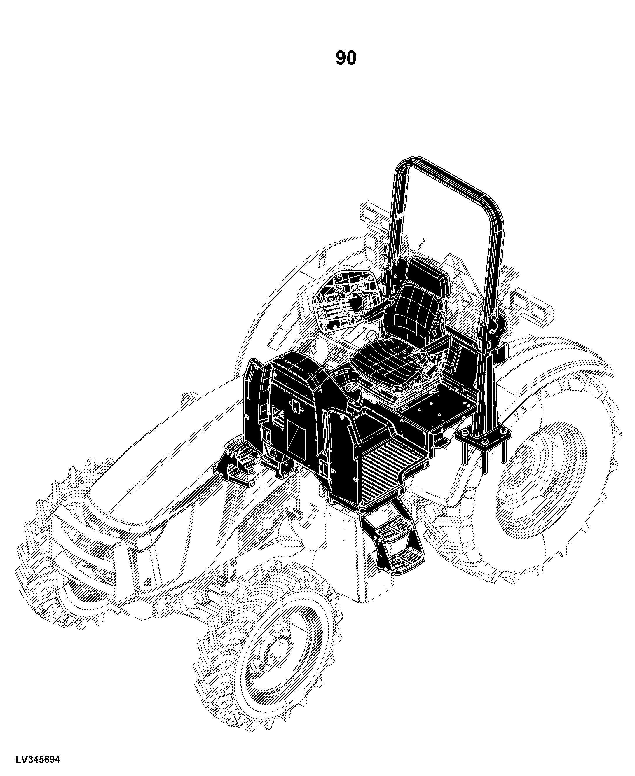5090EL Tractor (PIN: 1LV5090E*JK700001- )(North America Edition)