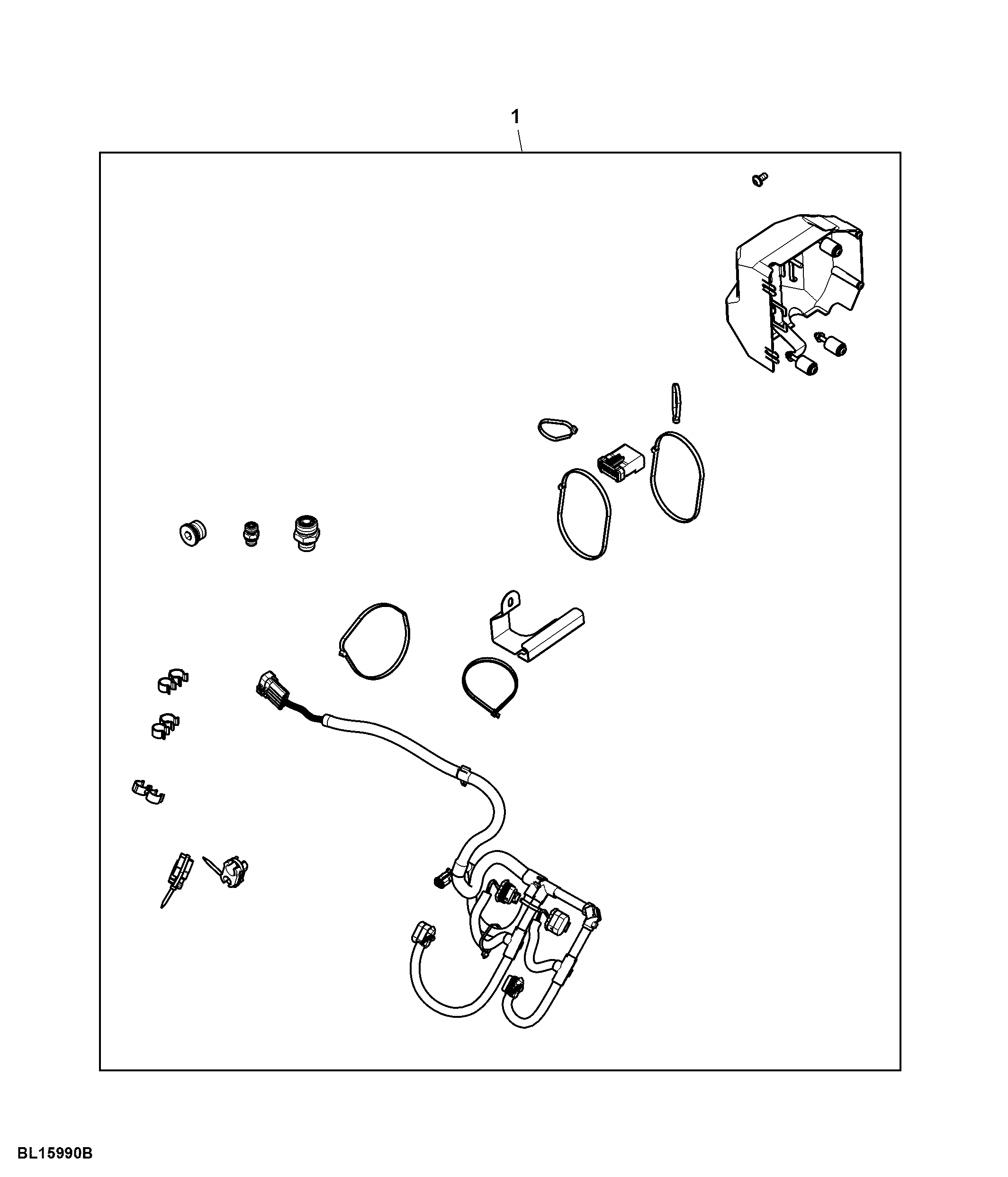 Attachment, Wiring Harness, Midstack SCVs (028040 - )