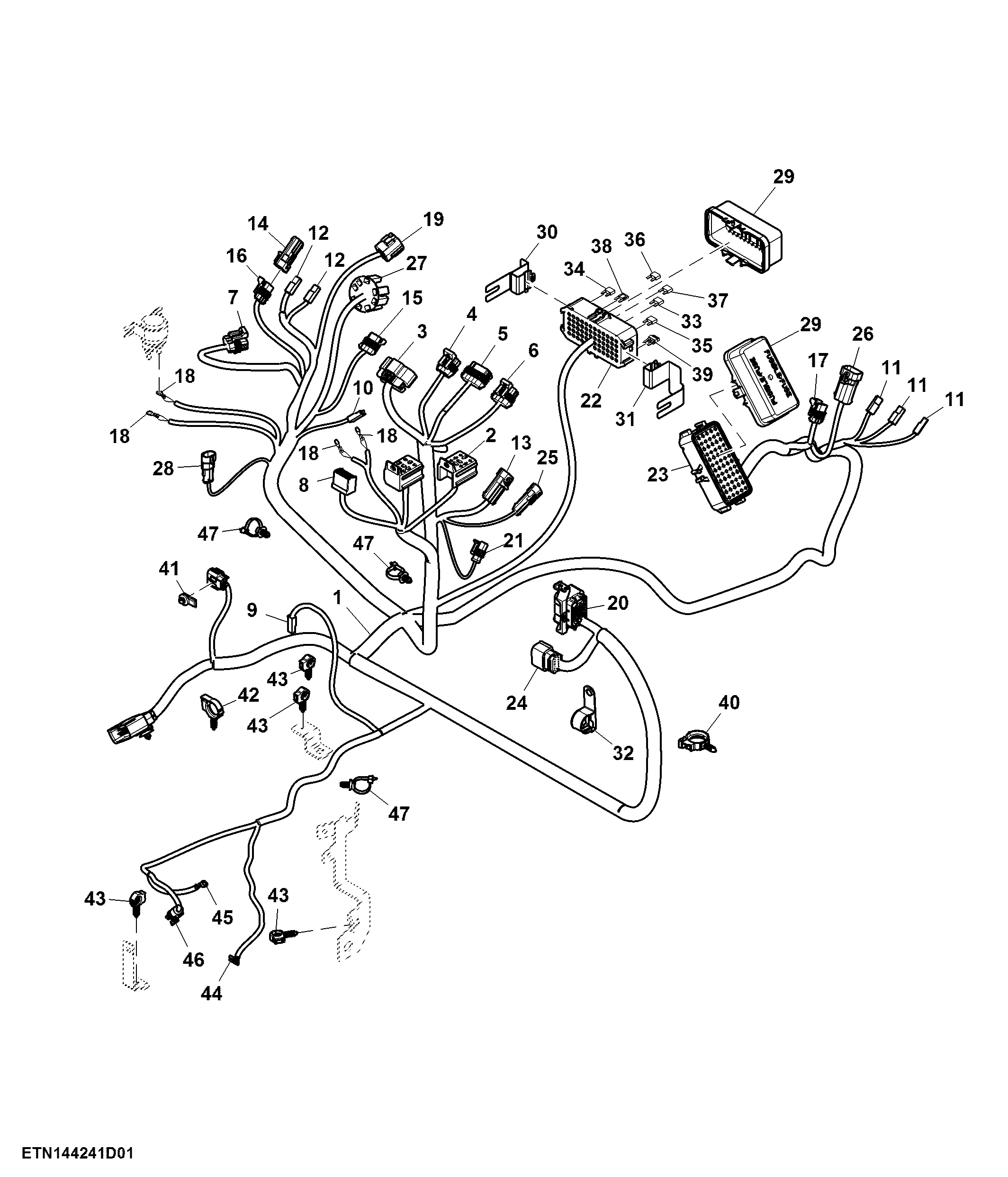 Console Wiring Harness Connectors, SyncShuttle™