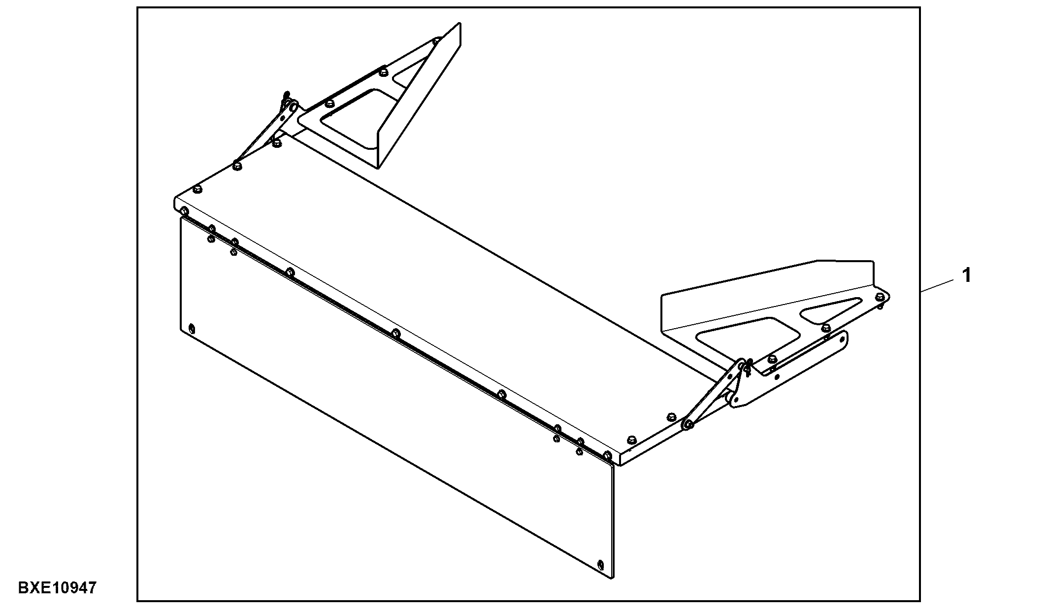 Attachment, Chute Straw Bump Vane Tailboard