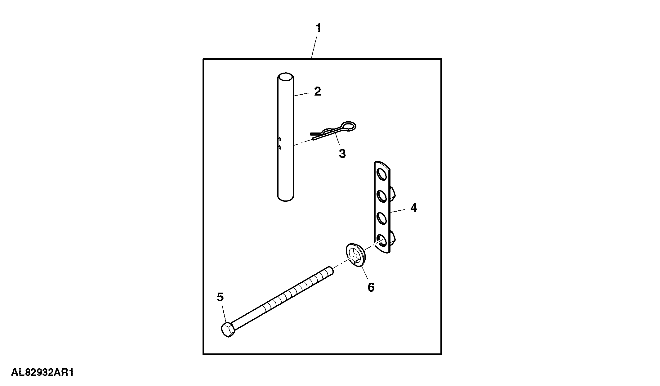 Mounting Parts, Fastenings 16, 18, Front Weights, Attachment